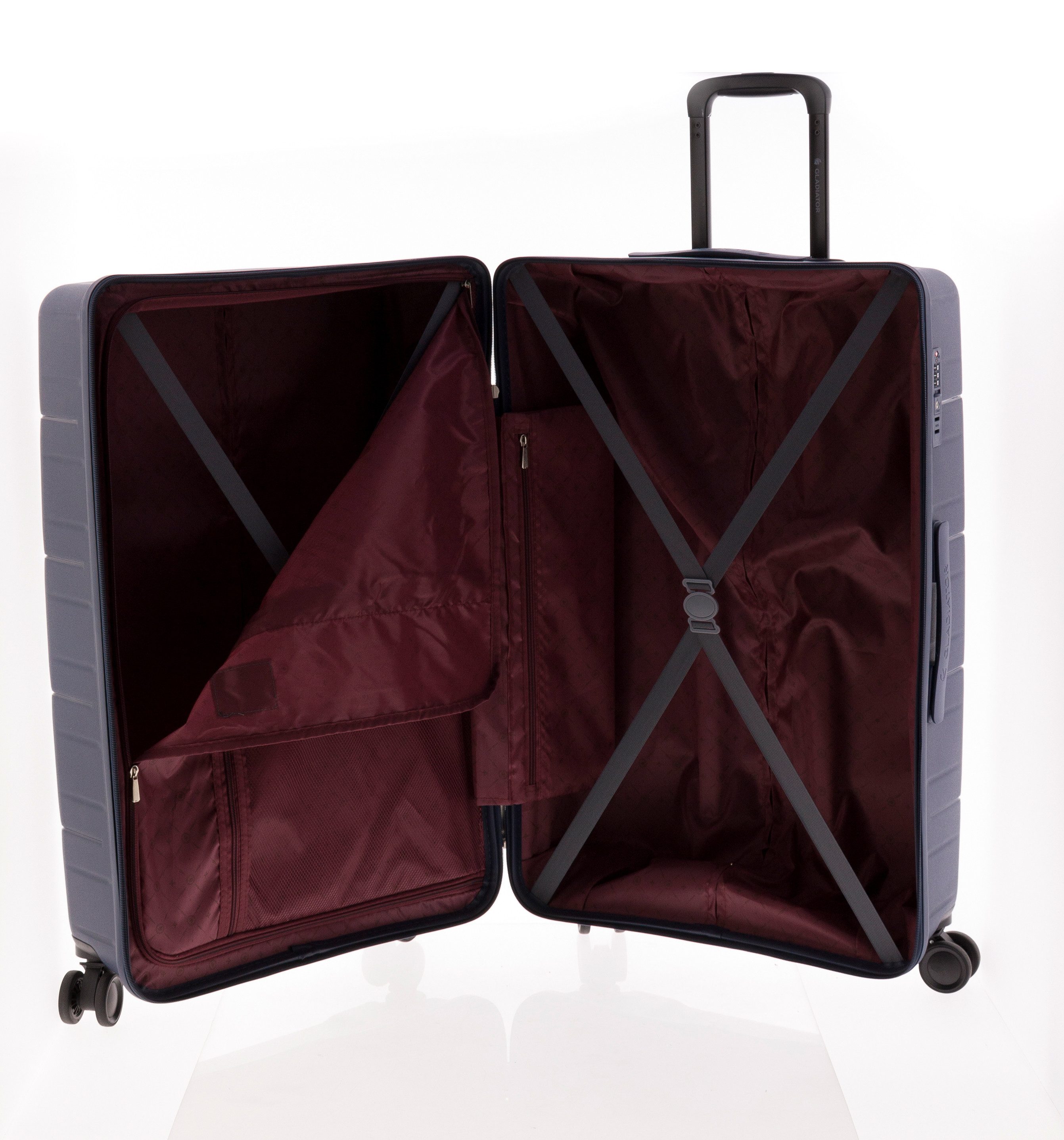 GLADIATOR Hartschalen-Trolley XL, 4 Rollen, TSA, günstig online kaufen