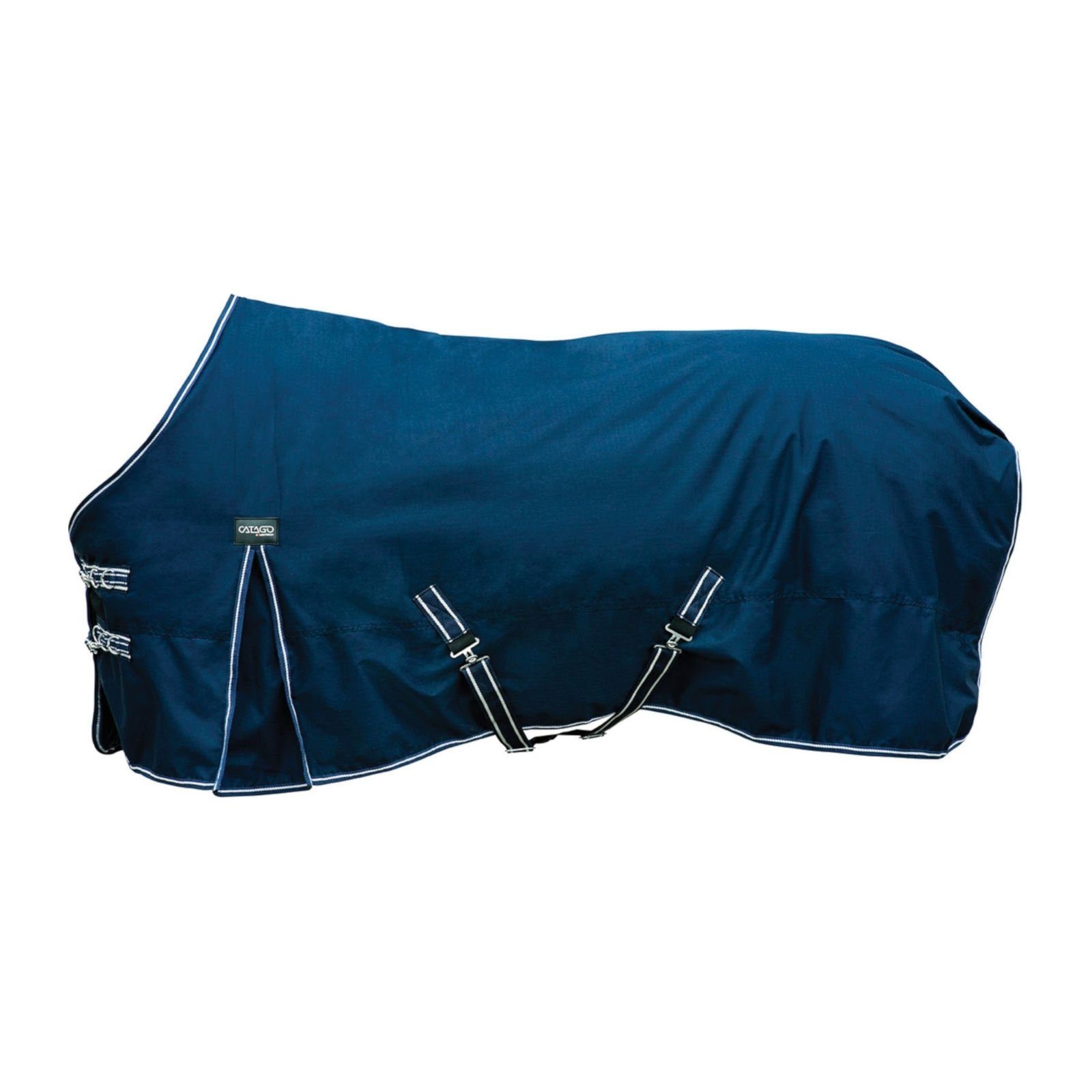 CATAGO Pferde-Regendecke Outdoordecke Jason 2.0 für Pferde, 0 g blau - 115 cm, für Pferde, 0 g - blau