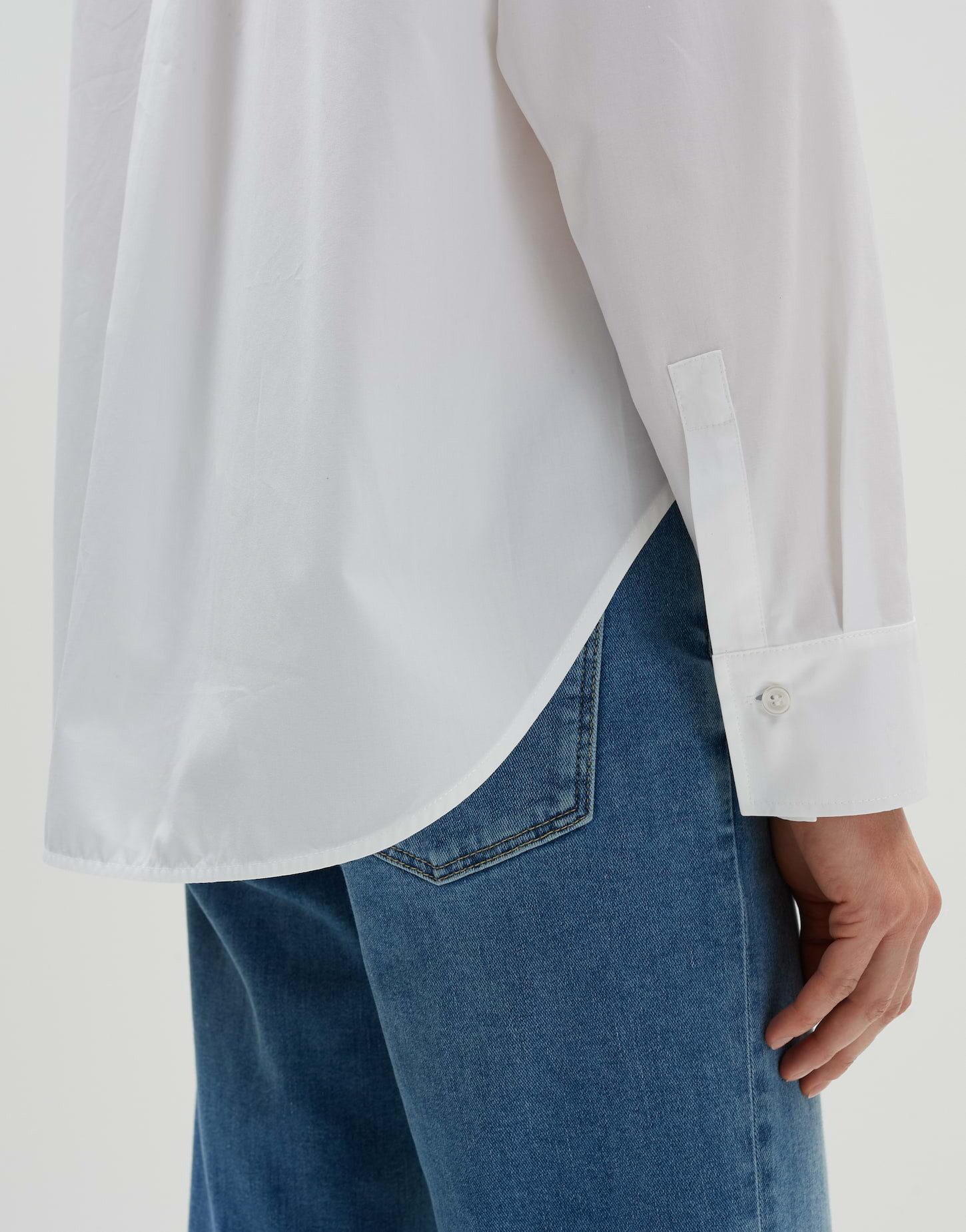 someday Langarmbluse Hemdbluse ZAMILLA Loose aus Baumwollpoppelin