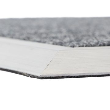 Fußmatte Fußmatte Aluminium, relaxdays, Höhe: 10 mm