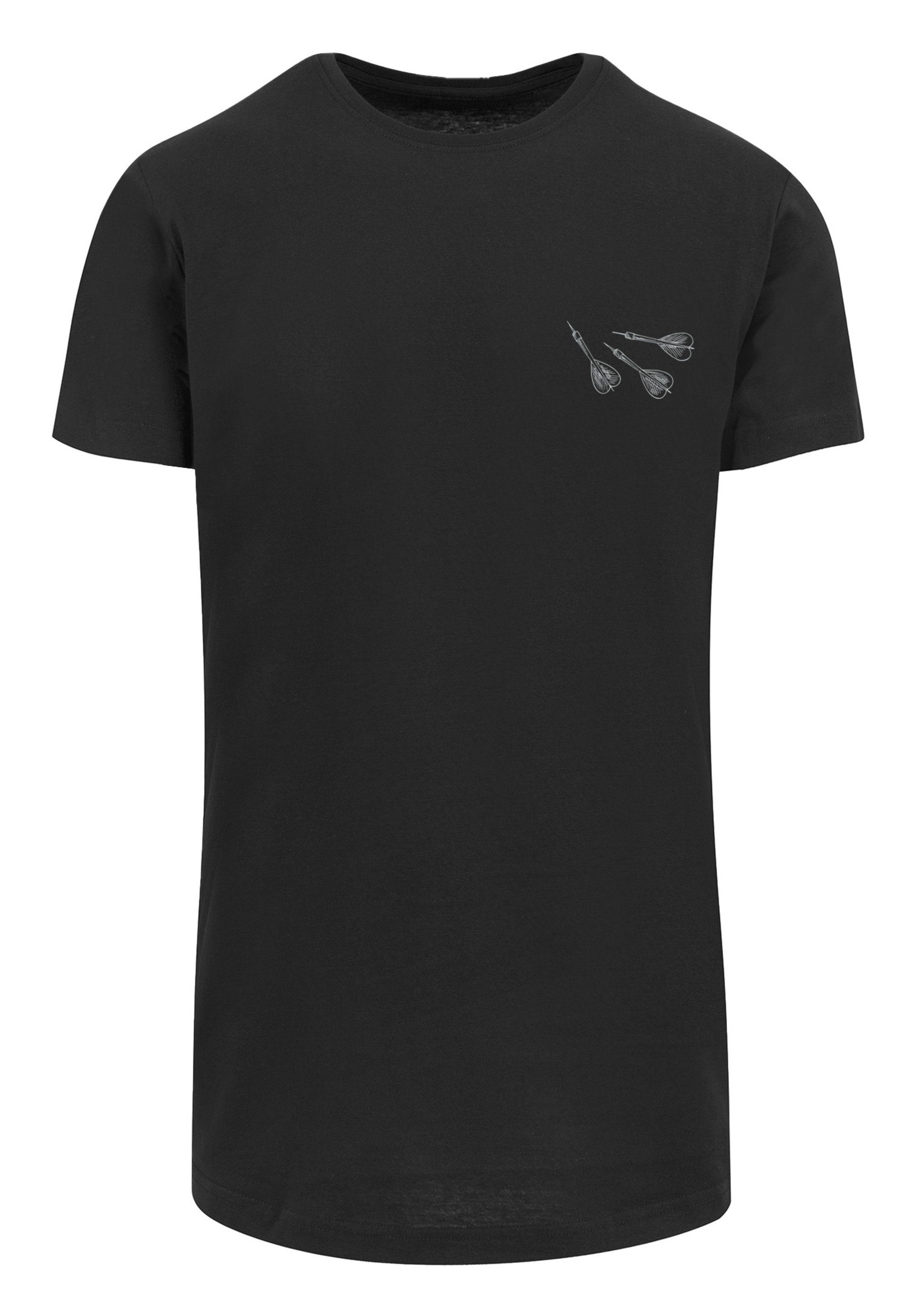 F4NT4STIC Dartpfeile Print Darts schwarz T-Shirt Arrows