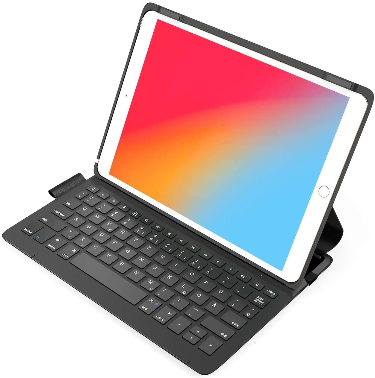 10,2 Gen Inateck Ultraleichte Hülle 9/8/7 für Tastatur iPad-Tastatur Zoll iPad