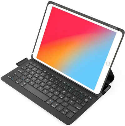 Inateck Ultraleichte Tastatur Hülle für 10,2 Zoll iPad 9/8/7 Gen iPad-Tastatur