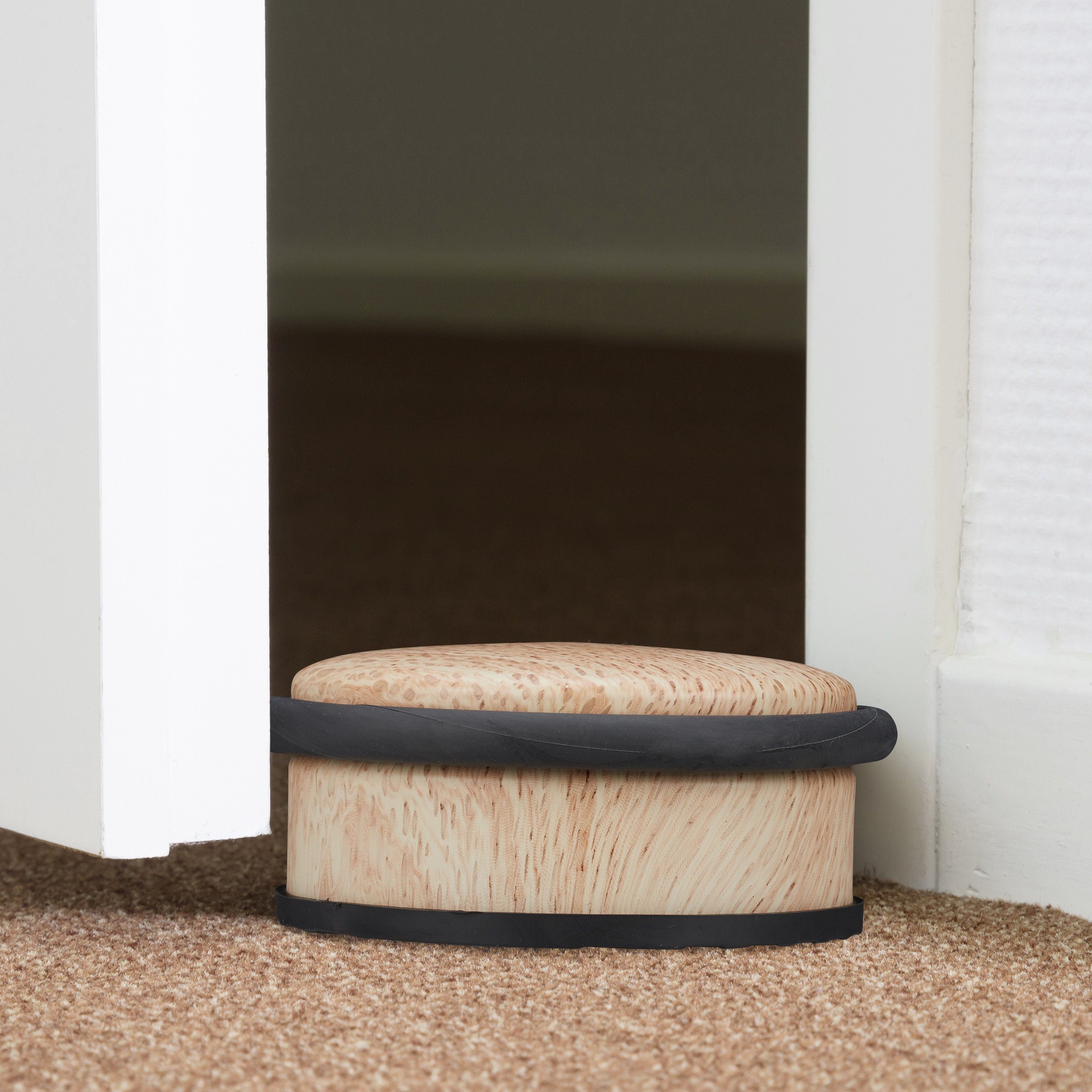 relaxdays Türstopper Holzoptik