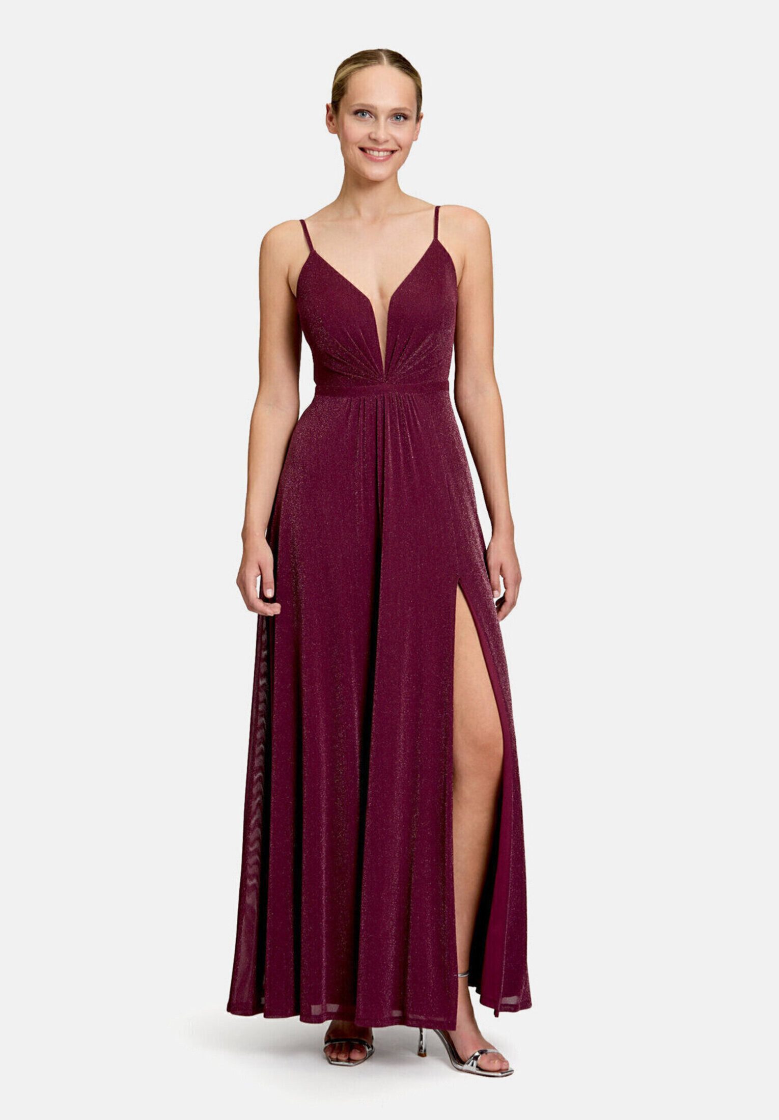 Vera Mont Abendkleid Damen mit Lurexfaden