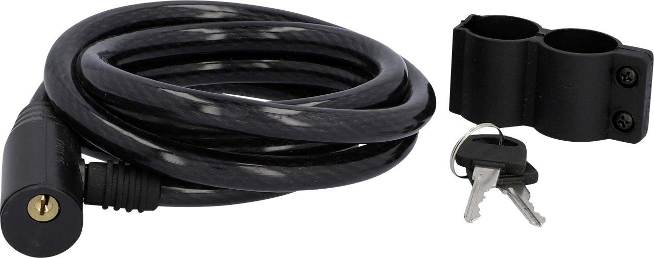 fischer Fahrradständer Fischer Panzerseilschloss Schlüssel L 1800mm Ø 12