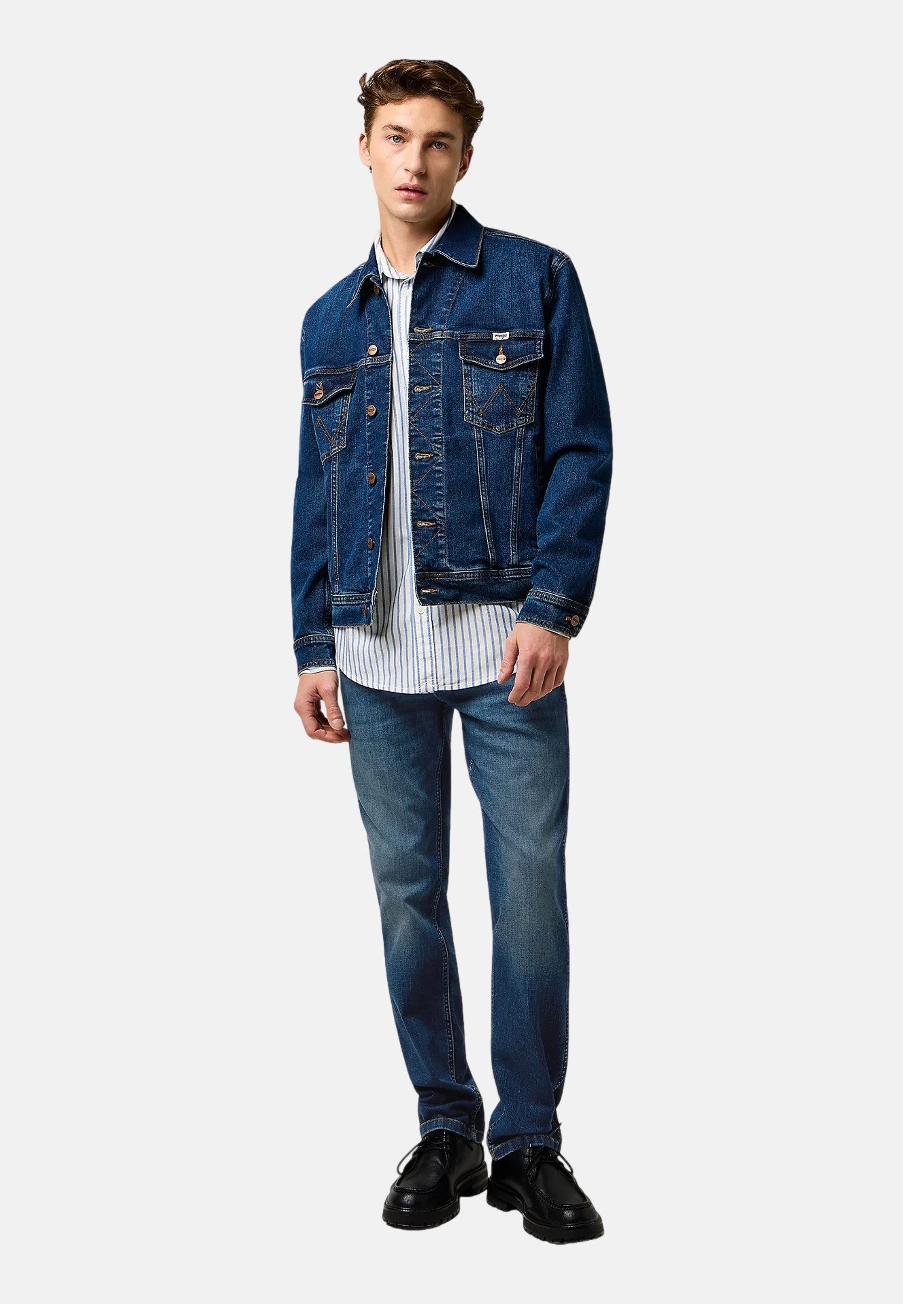 Wrangler 5-Pocket-Jeans Jeans GREENSBORO lange Hose (1-tlg) günstig online kaufen