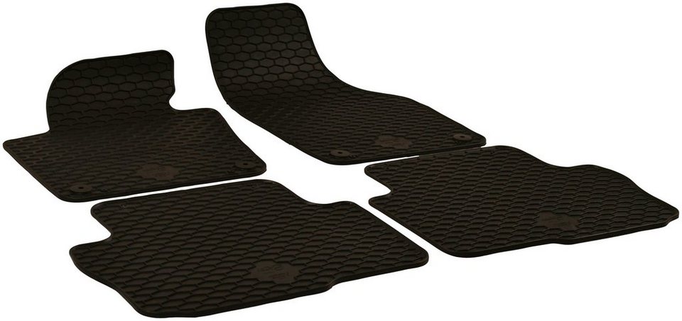 WALSER Passform-Fußmatten (4 Alhambra, für Alhambra, Seat VW St), Sharan Großr.lim., für Sharan Seat, VW 2010-Heute