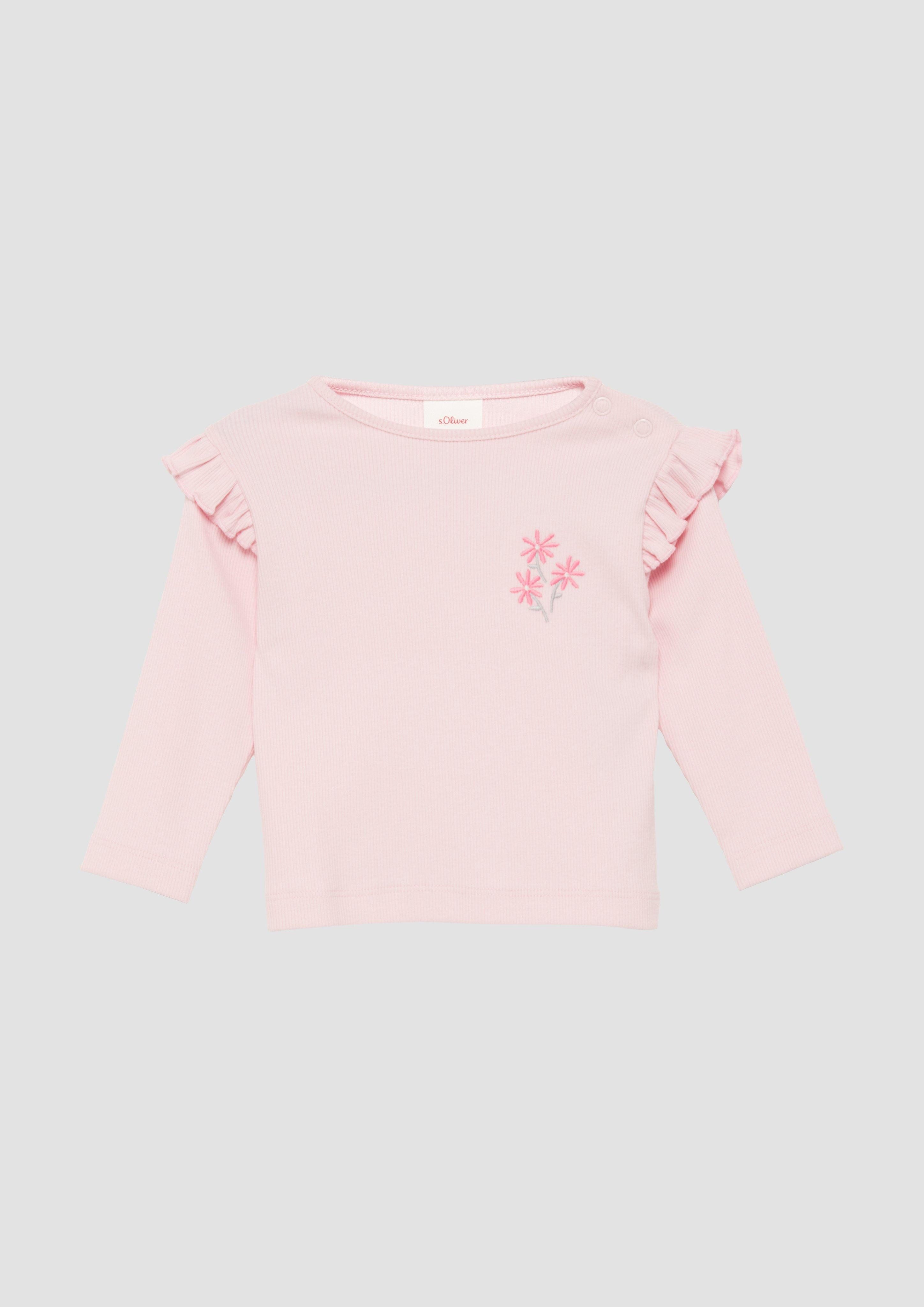 s.Oliver Langarmshirt Weiches Langarmshirt aus elastischer günstig online kaufen