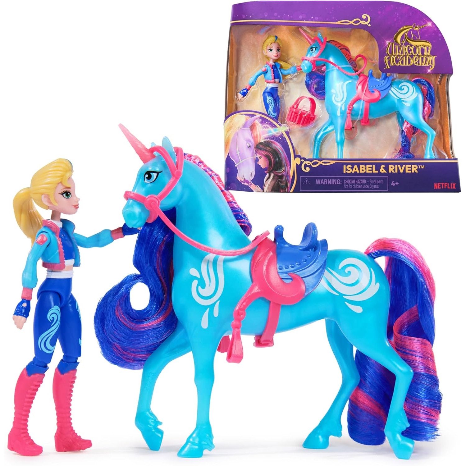 Spin Master Anziehpuppe 6066842 Unicorn Academy - Isabel und Einhorn River günstig online kaufen