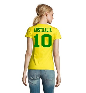 Blondie & Brownie T-Shirt Damen Australien Sport Trikot Fußball Weltmeister Meister WM