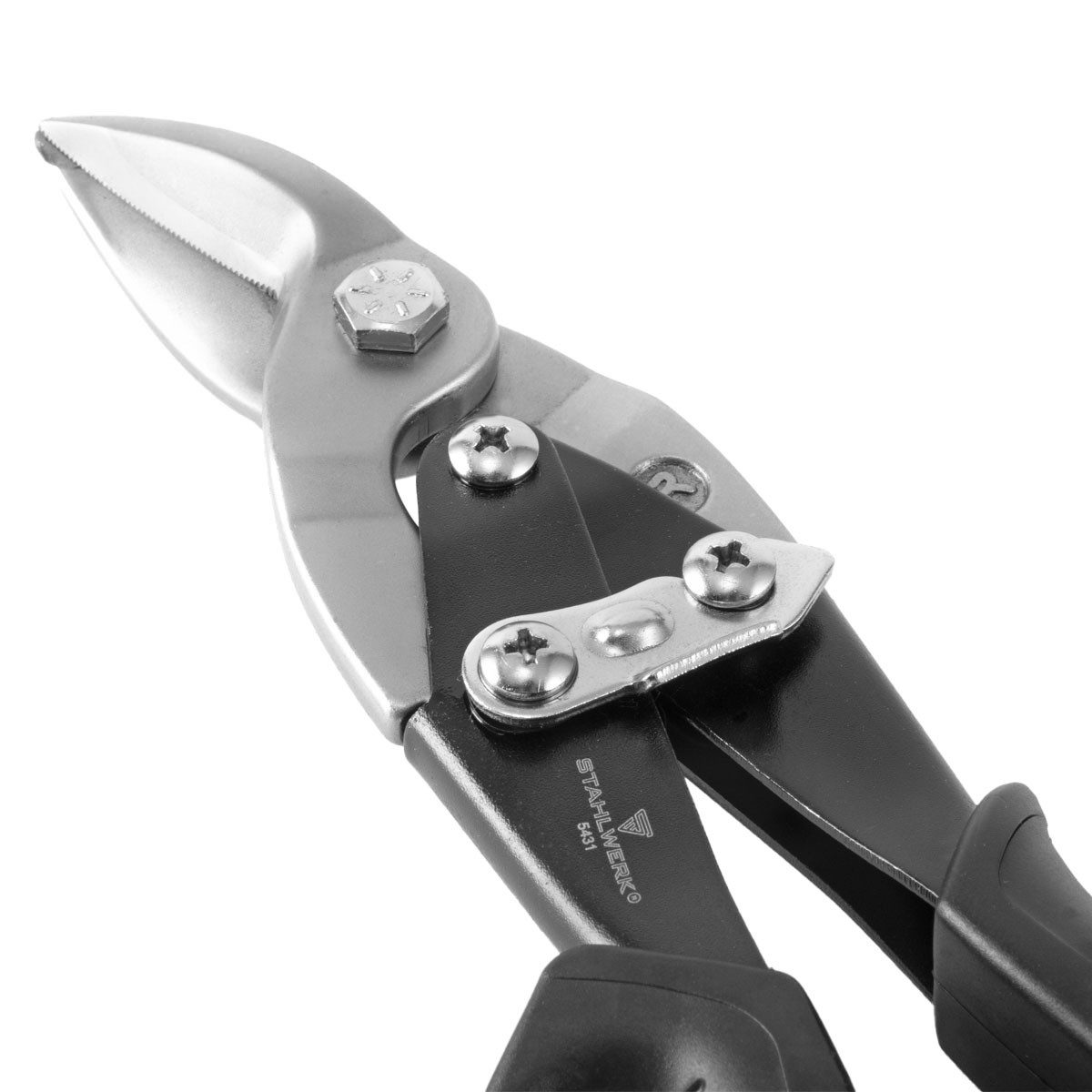 Thumbnail - STAHLWERK Blechschere Robuste Profi-Blechschere rechtsschneidend, (Packung, 1-tlg), für Bleche bis 1,25 mm