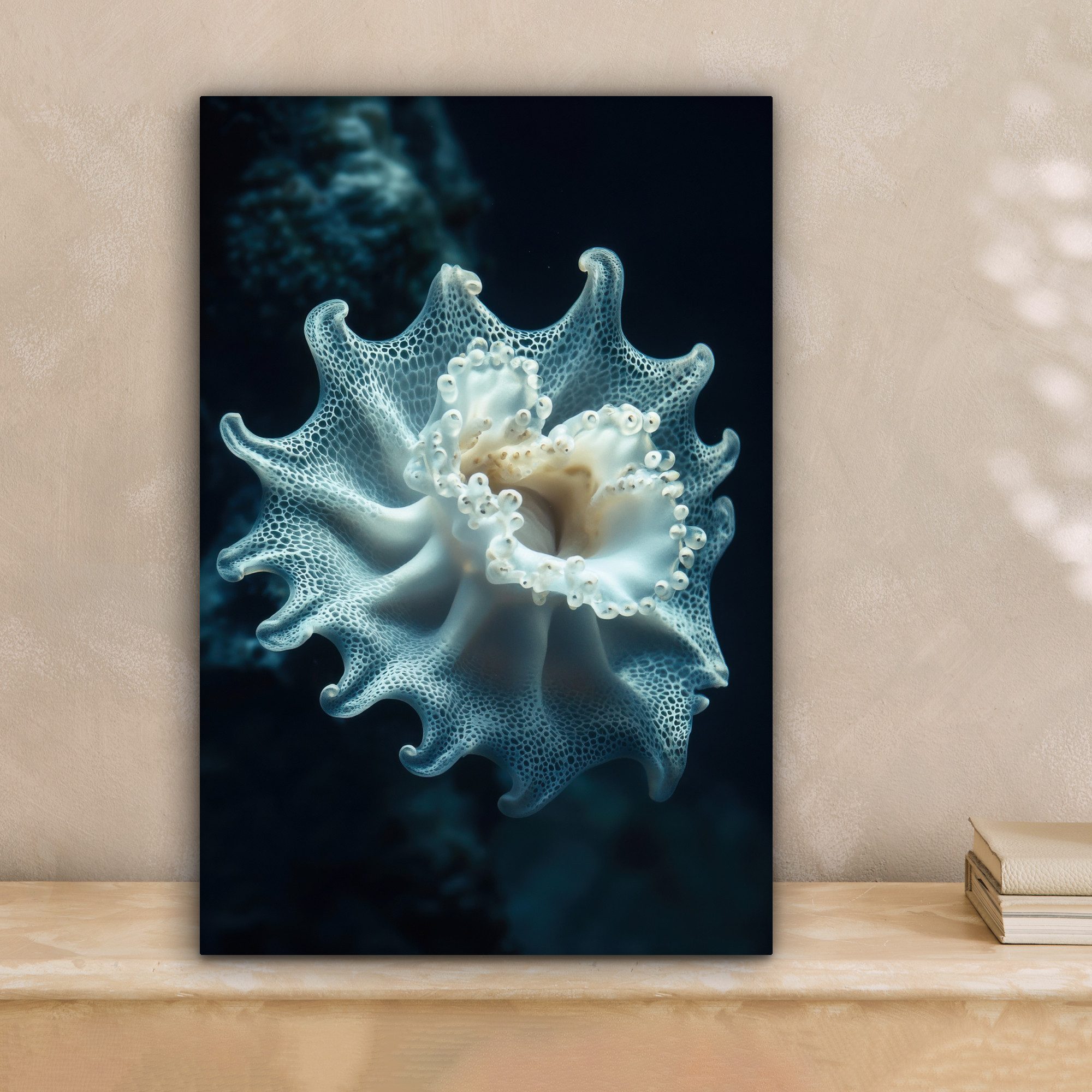 OneMillionCanvasses® Leinwandbild Meerestier - Weiß - günstig online kaufen