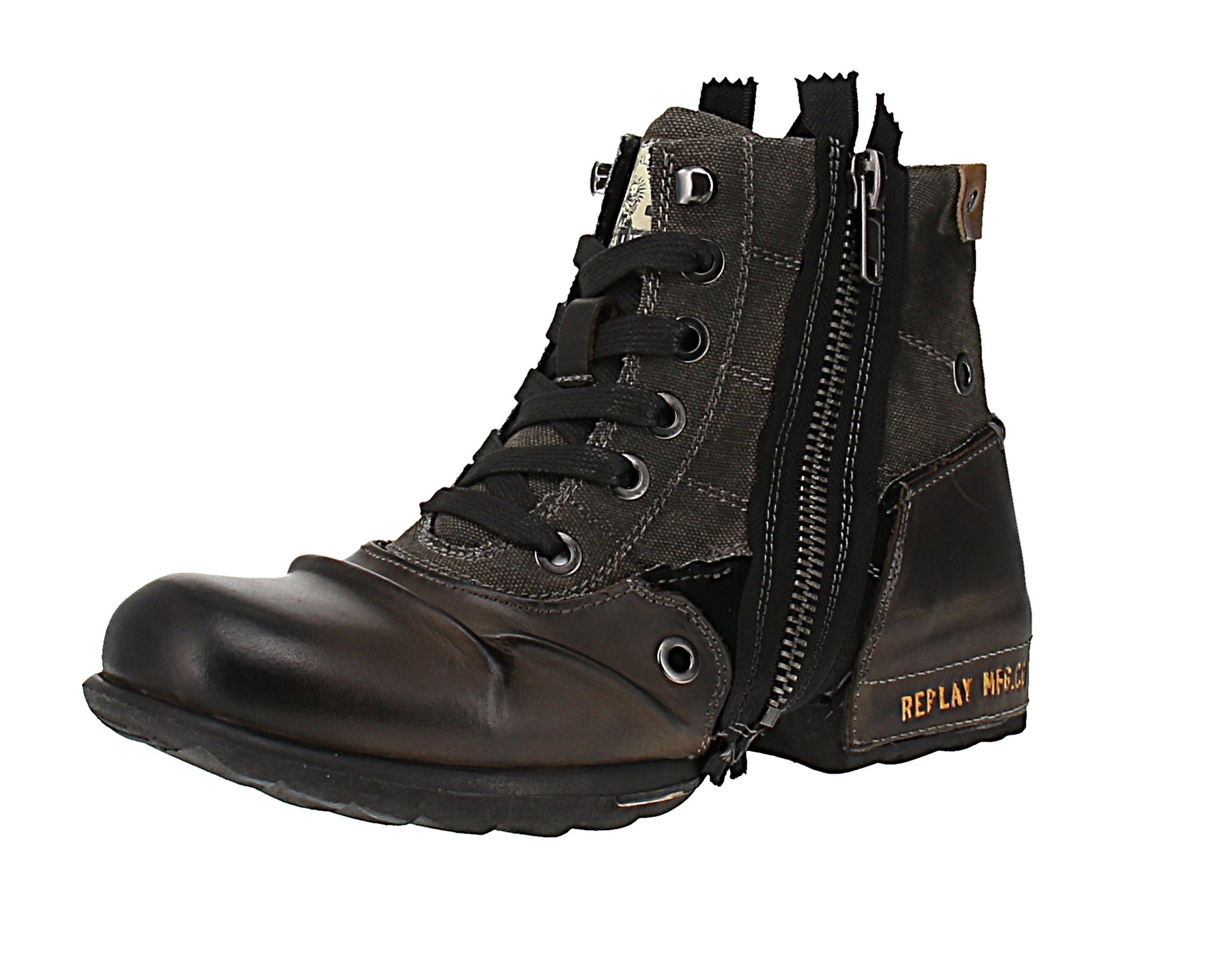 Replay Replay Grip Limited GMU01 C0023L - Мужчинам Boots - 019-Dark-Grey Сапоги