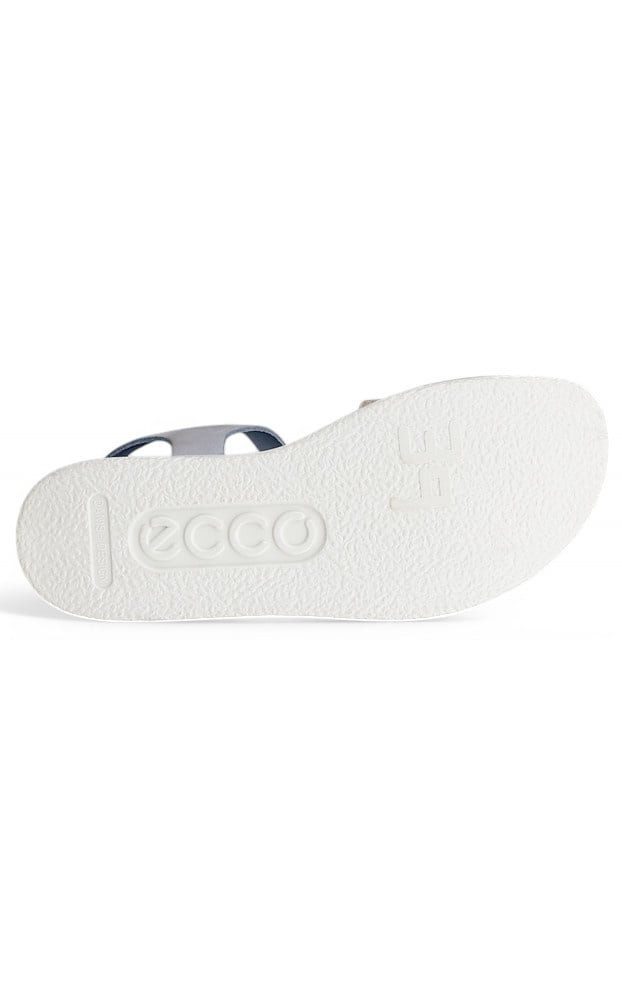 Ecco Flowt (Leder) blau Damen Sandale