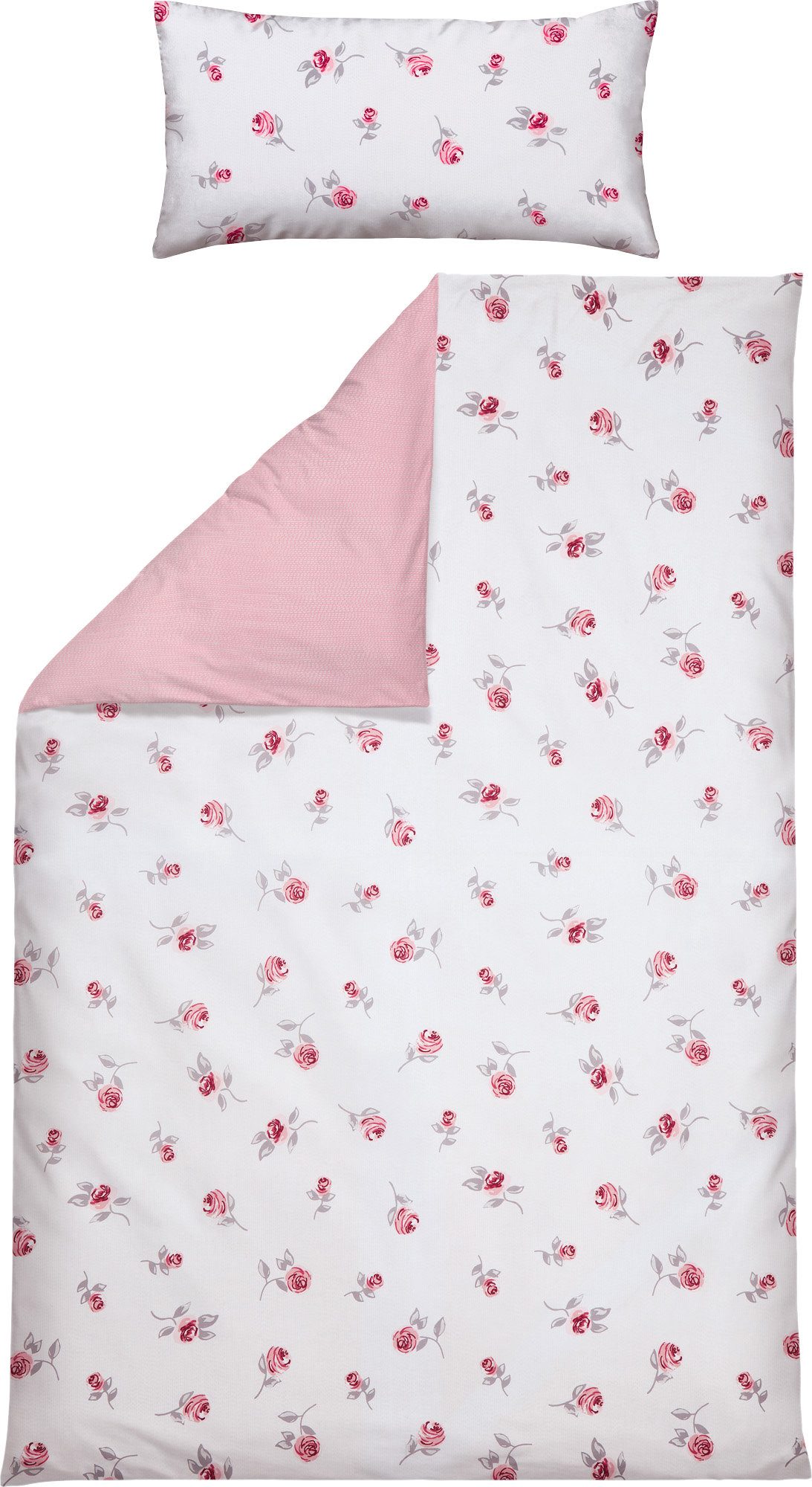 REDBEST Bettwäsche Wendebettwäsche, Renforcé, Blumen
