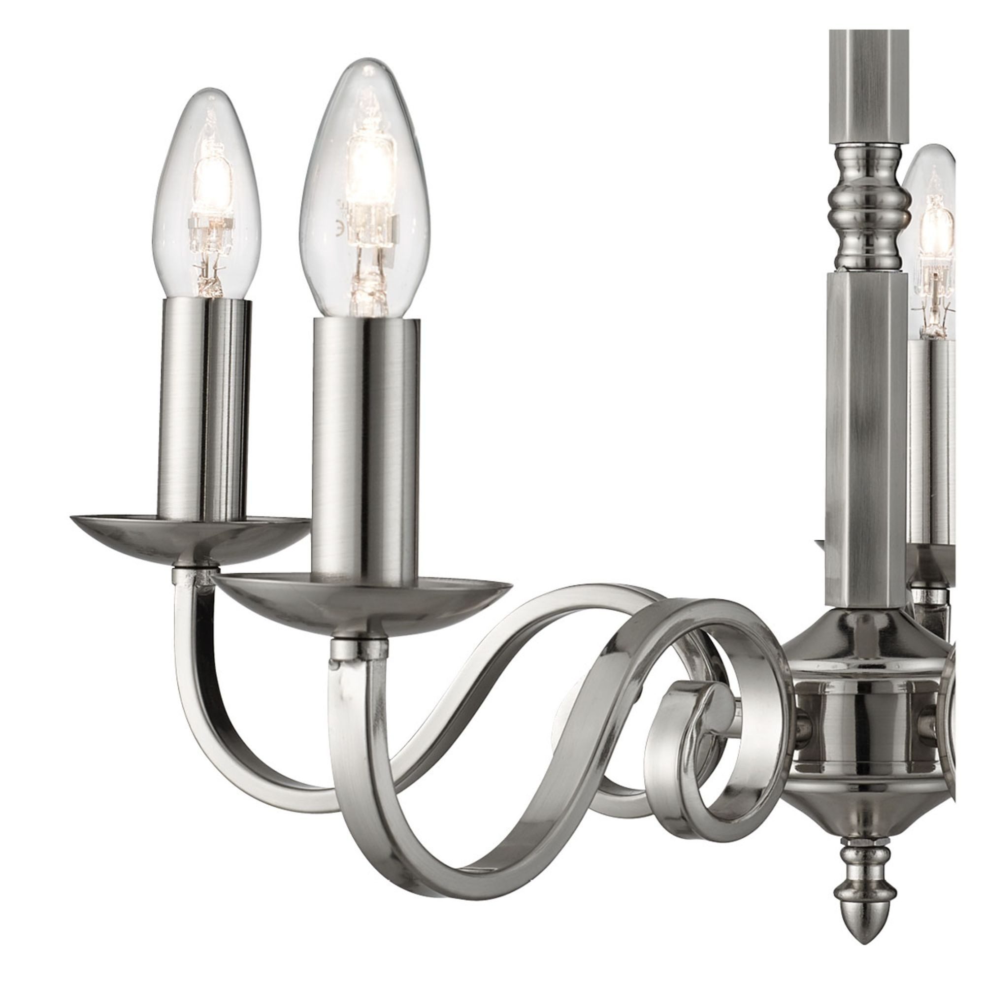 Searchlight Kronleuchter Richmond 5Lt Pendant, Leuchtmittel wechselbar