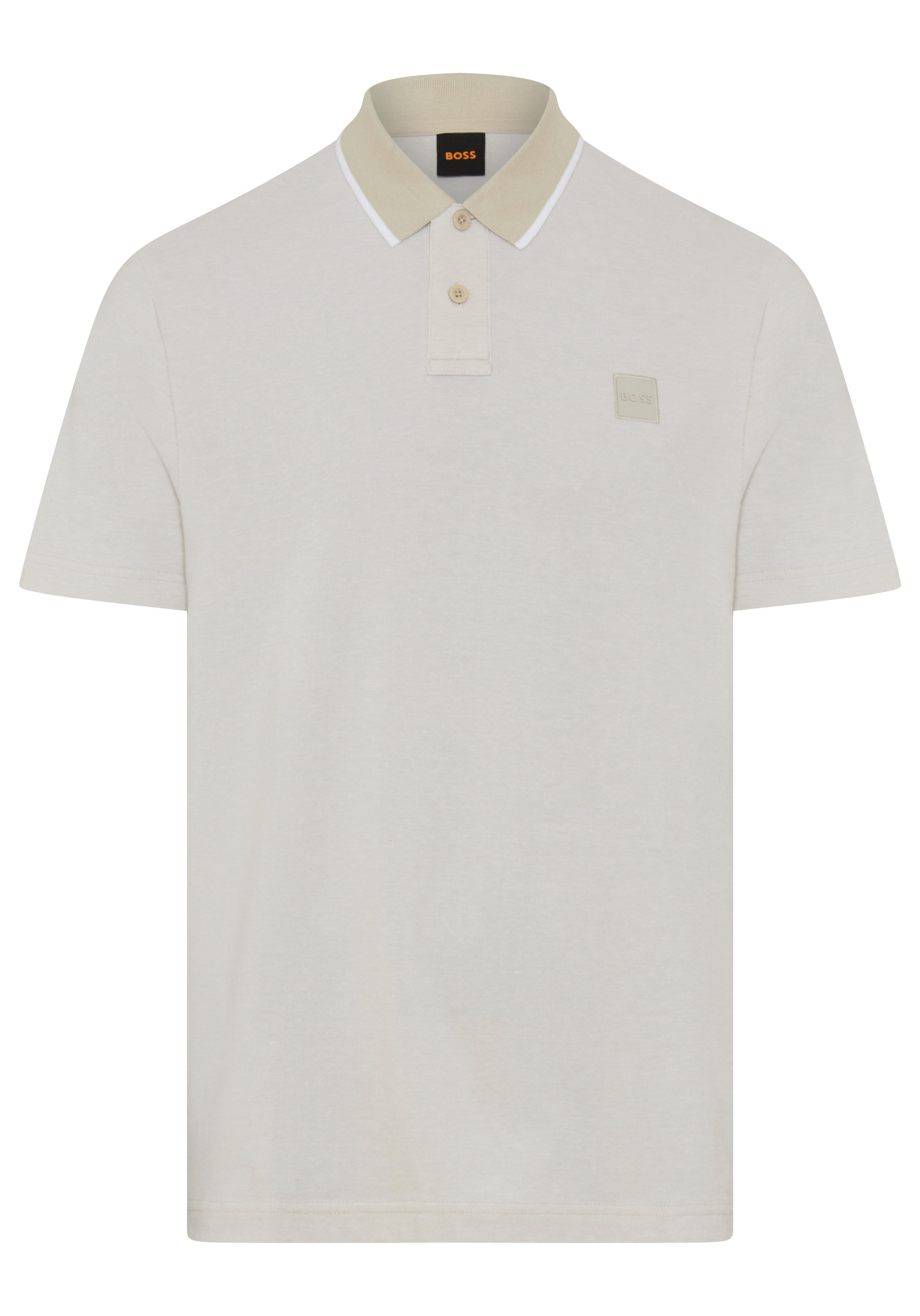 BOSS ORANGE Poloshirt Passerford Regular Fit Contrast Contrast Classic Stretch Pique Polo, pflegeleicht