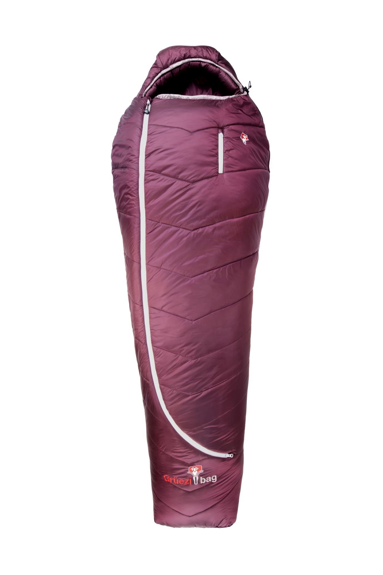 Grüezi bag Mumienschlafsack Mikrofaser, Synpod Island 175 Leichter Schlafsack, für Körpergröße bis 175 cm
