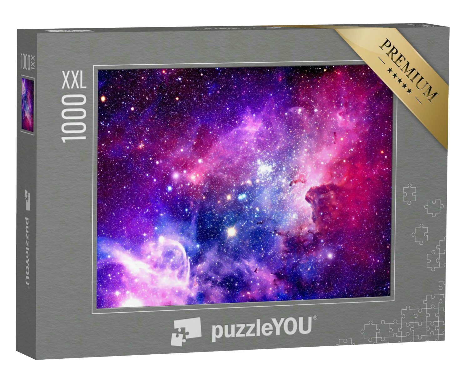 puzzleYOU Puzzle Eine Galaxie, 1000 Puzzleteile, puzzleYOU-Kollektionen Weltraum, 500 Teile, Universum, 2000 Teile