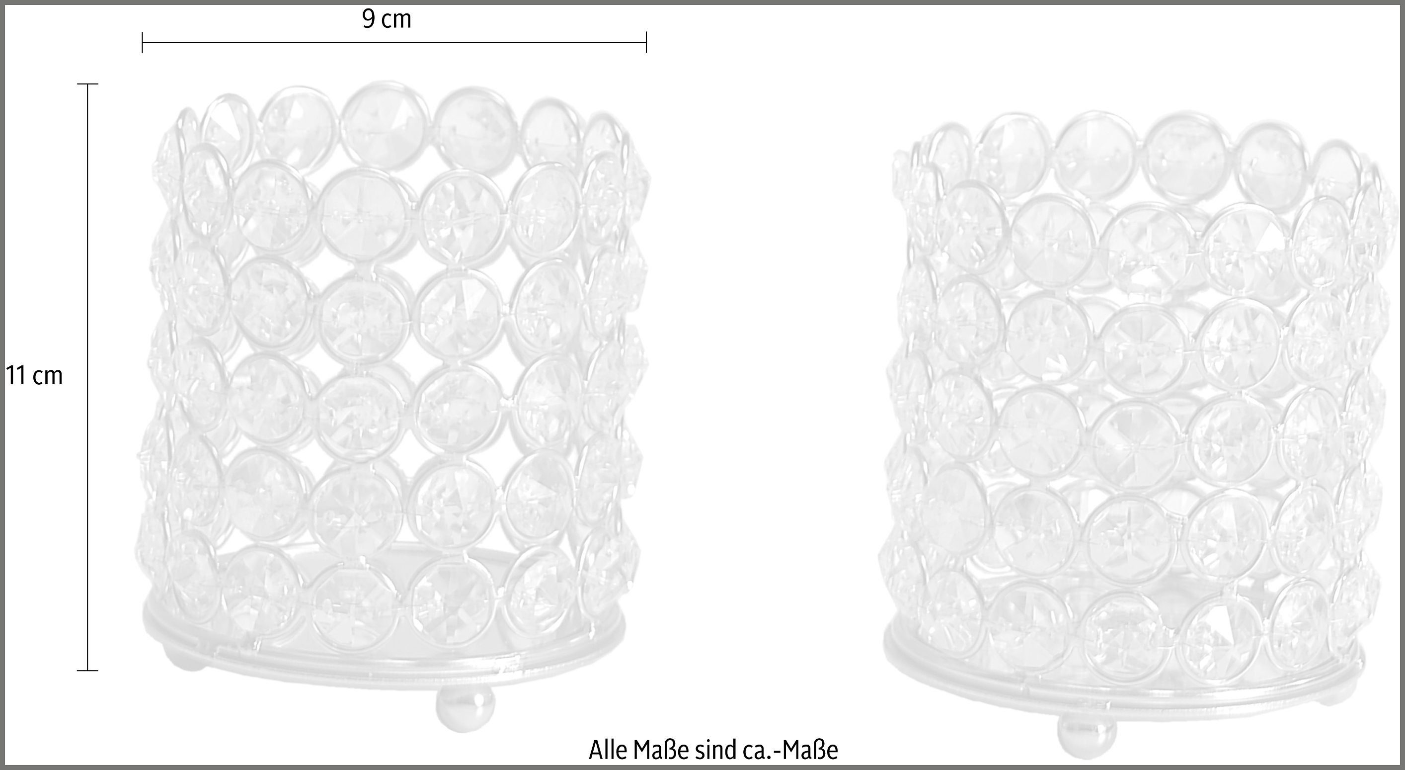 Home affaire Kerzenständer Lucy (Set, 2 günstig online kaufen