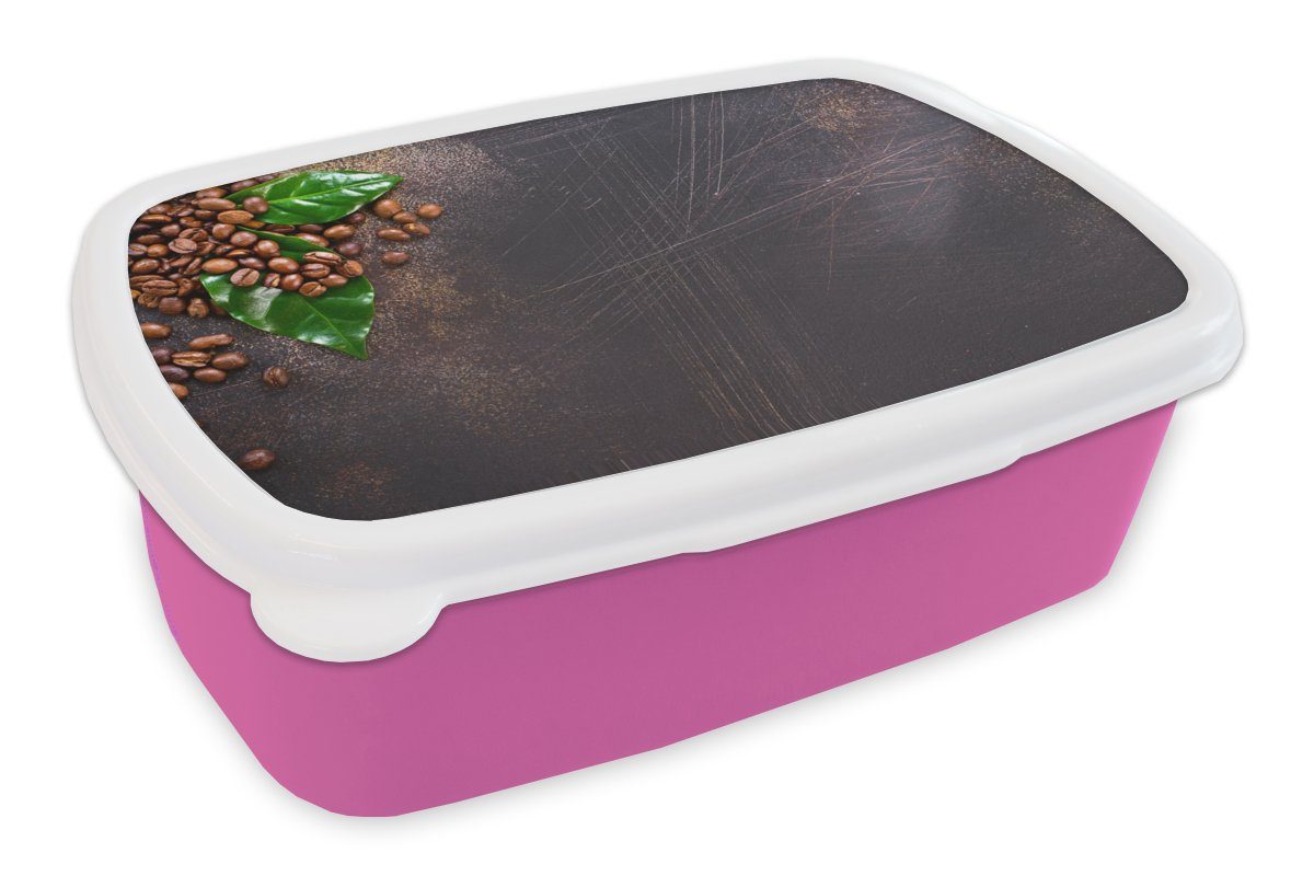 Kinder, für Brotdose Snackbox, Nüsse Lunchbox Kunststoff Kräuter rosa Erwachsene, Kunststoff, Mädchen, Küche, - - (2-tlg), MuchoWow - Herbst Brotbox