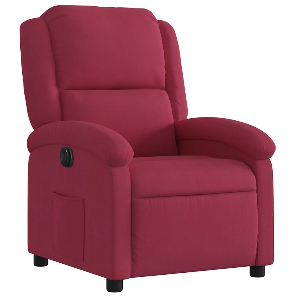vidaXL Sessel Relaxsessel Elektrisch Weinrot Samt günstig online kaufen