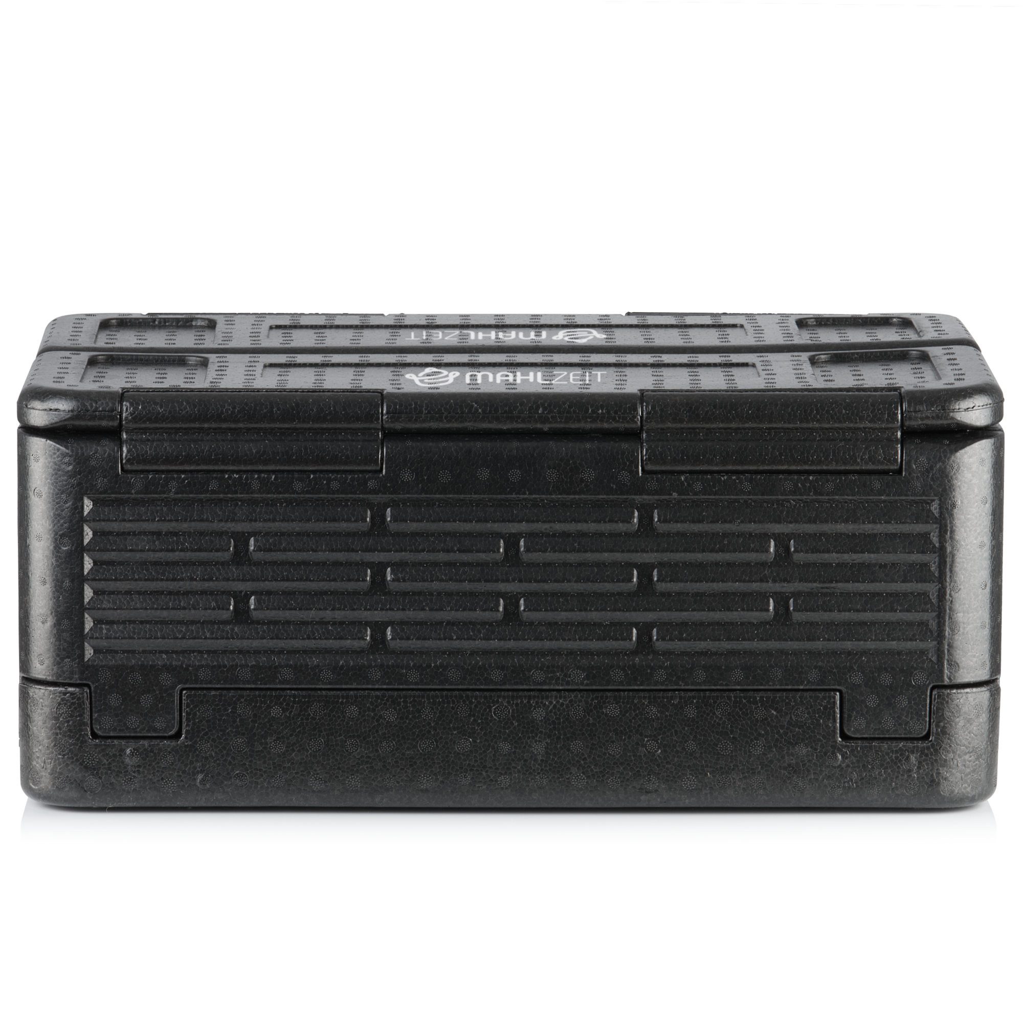 Mahlzeit Thermobehälter Thermobox faltbar, 60 x 40 x 25,5cm 40 L, Schwarz, Styroporbox, Styropor – Bild 4 von 5
