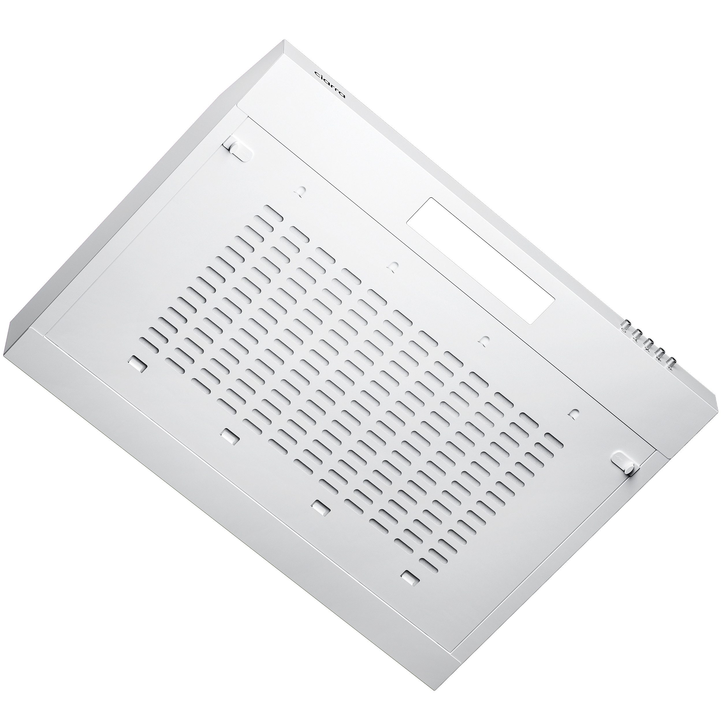 CIARRA Unterbauhaube 60cm Unterbau Dunstabzugshaube Abluft & Umluft Weiß CAW6903A für kleine Küchen, Metall Fettilter & LED 3 Stufen aus Edelstahl – Bild 5 von 5