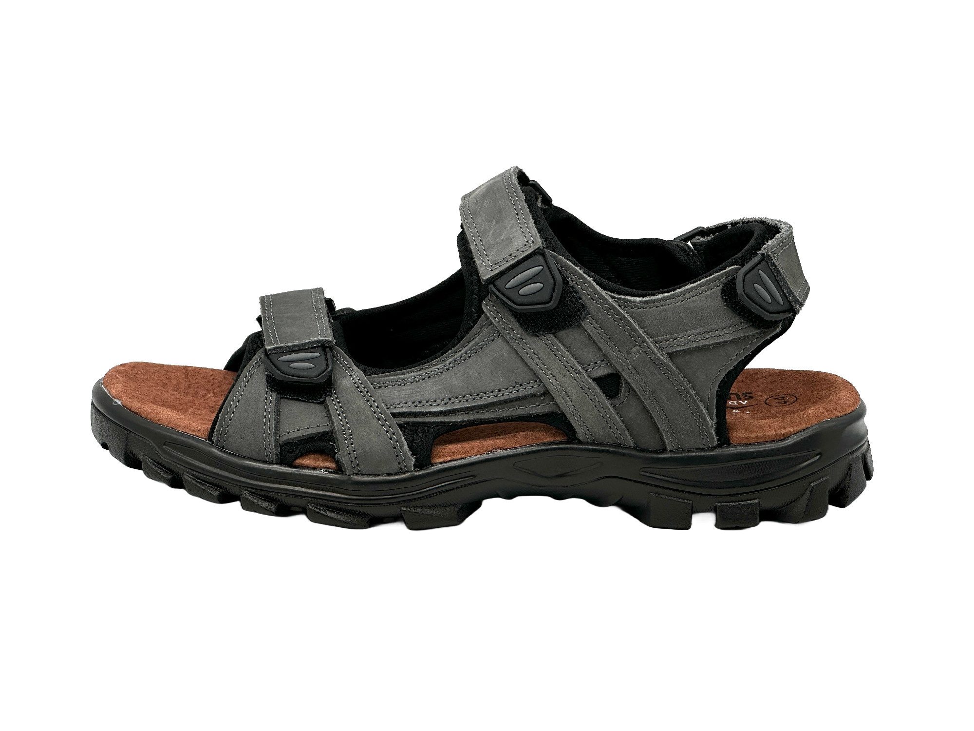 Nowaland Herren Trekkingsandalen aus Leder mit günstig online kaufen