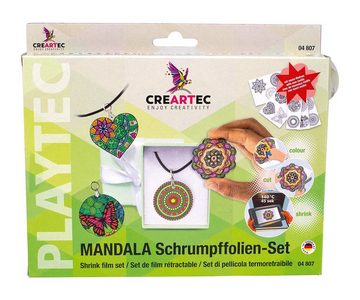 CREARTEC Kreativset 04807, Schrumpffolien Set Mandala, das ideale Geschenk für ein tolles Fest - Made in Germany