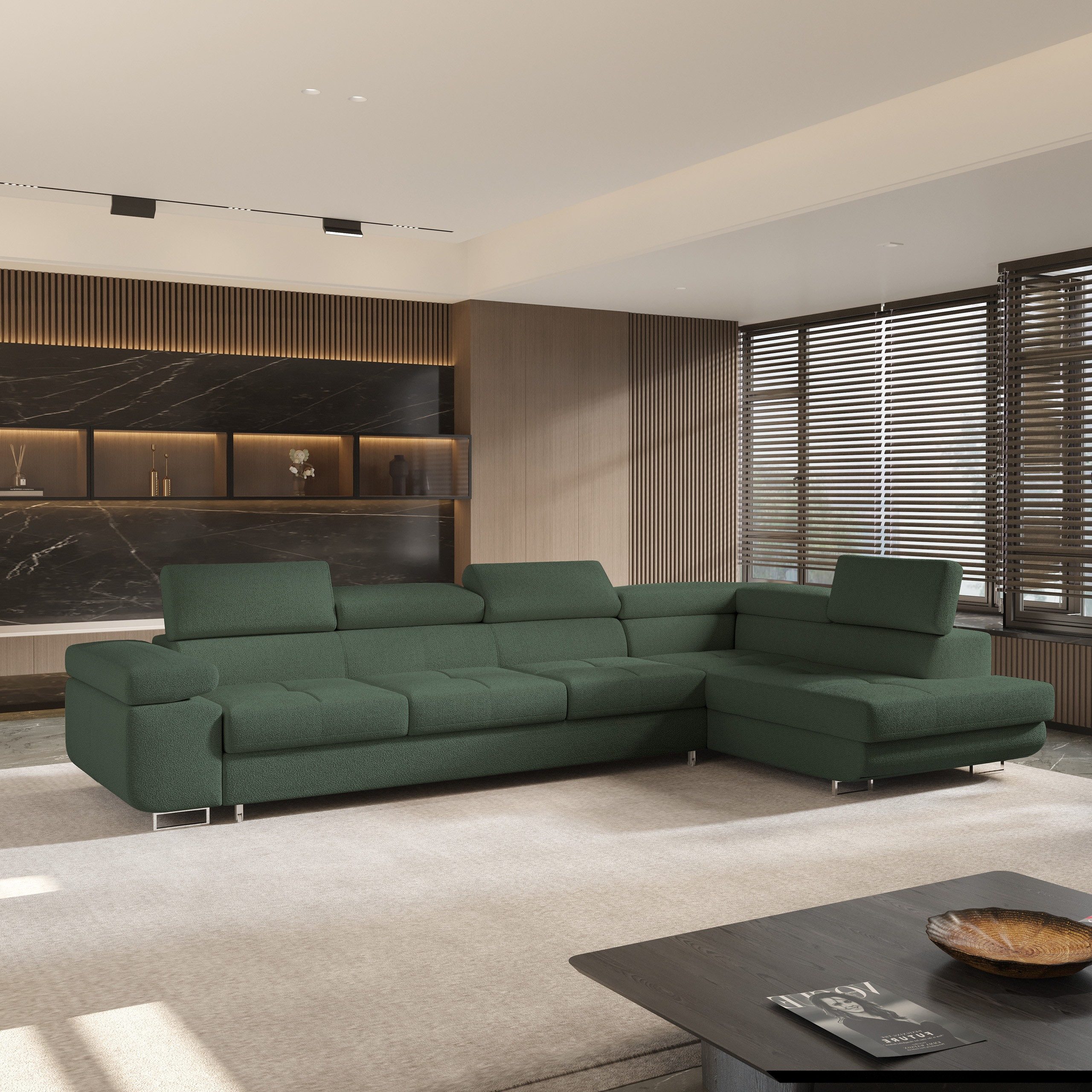 Masseno Ecksofa VICENTE mit Schlaffunktion L-Form, günstig online kaufen