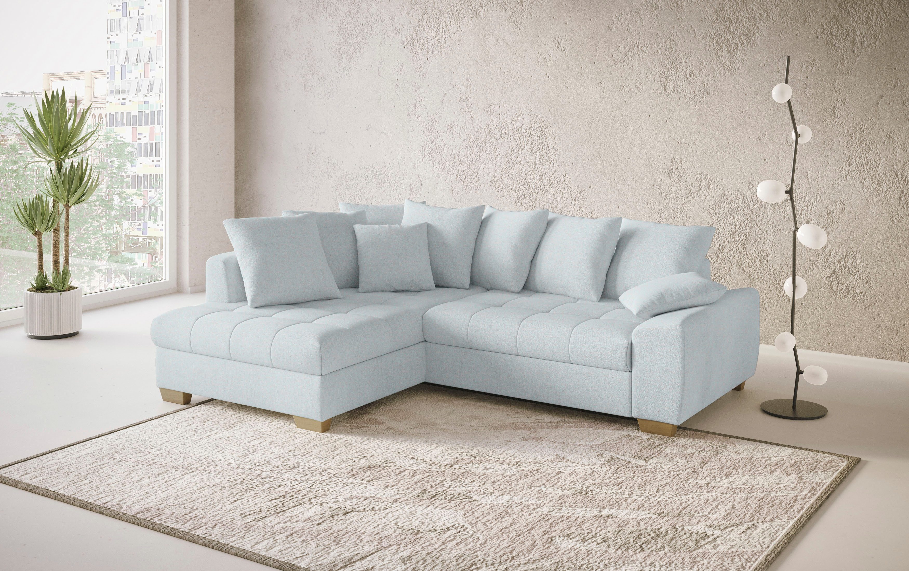 Mr. Couch Ecksofa "Nikita II, L-Form, bis 140kg pro Sitzplatz belastbar", m günstig online kaufen