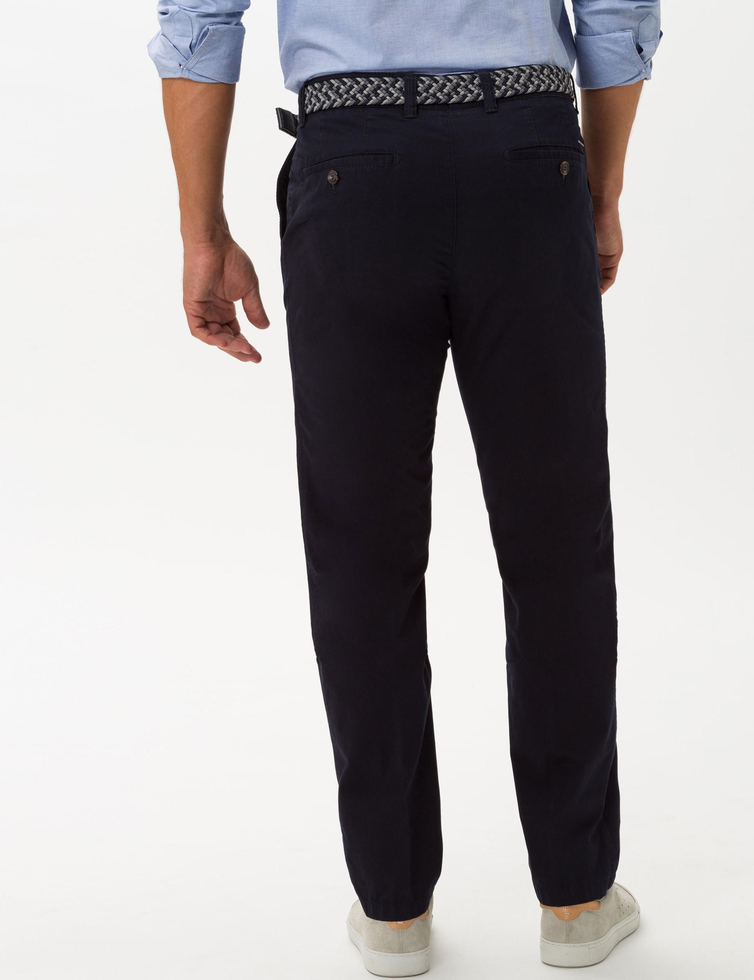EUREX by BRAX Chinohose Style JIM Satin: Flatfronthose im Regular Fit – Bild 2 von 5