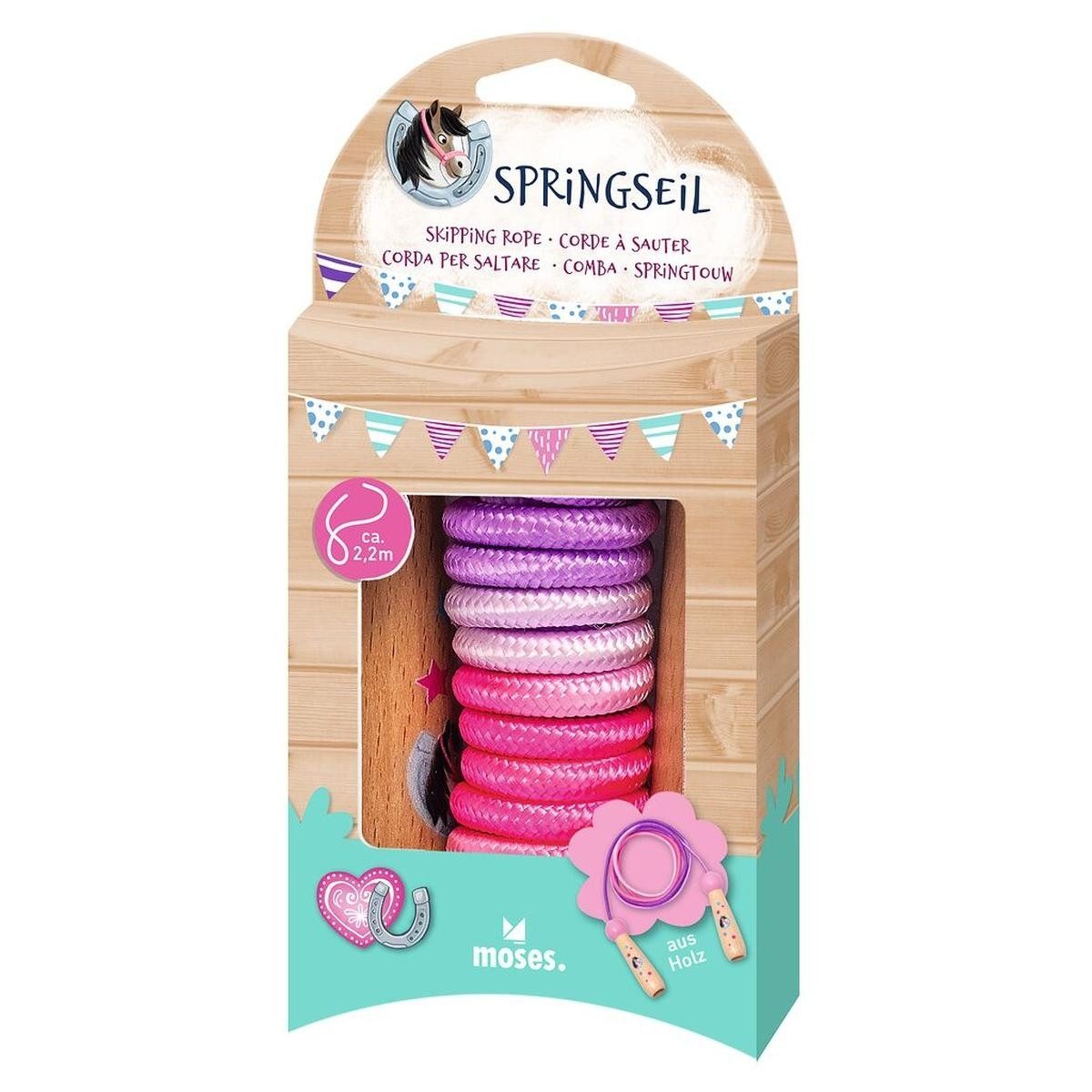 Moses. Verlag Springseil Pferde-Kollektion Längenverstellbar & bunt bis 220 cm, längenverstellbar bis 220 cm