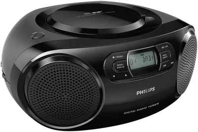 Philips AZB500B Digitalradio (DAB) (Digitalradio (DAB), FM-Tuner mit RDS, 2 W)