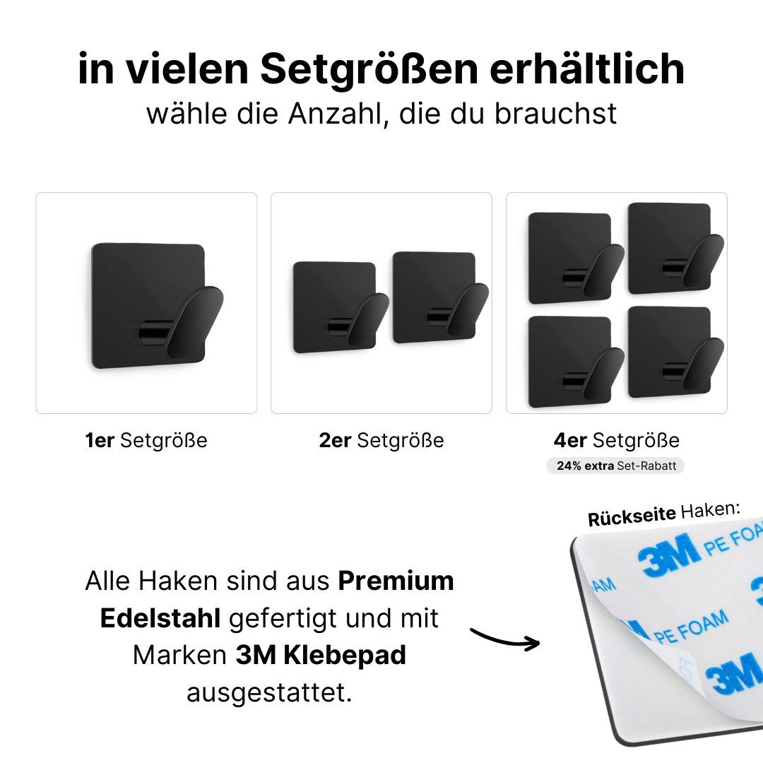 LIVINA HOME Handtuchhaken Haken selbstklebend Bad und Küche, Handtuchhalter günstig online kaufen
