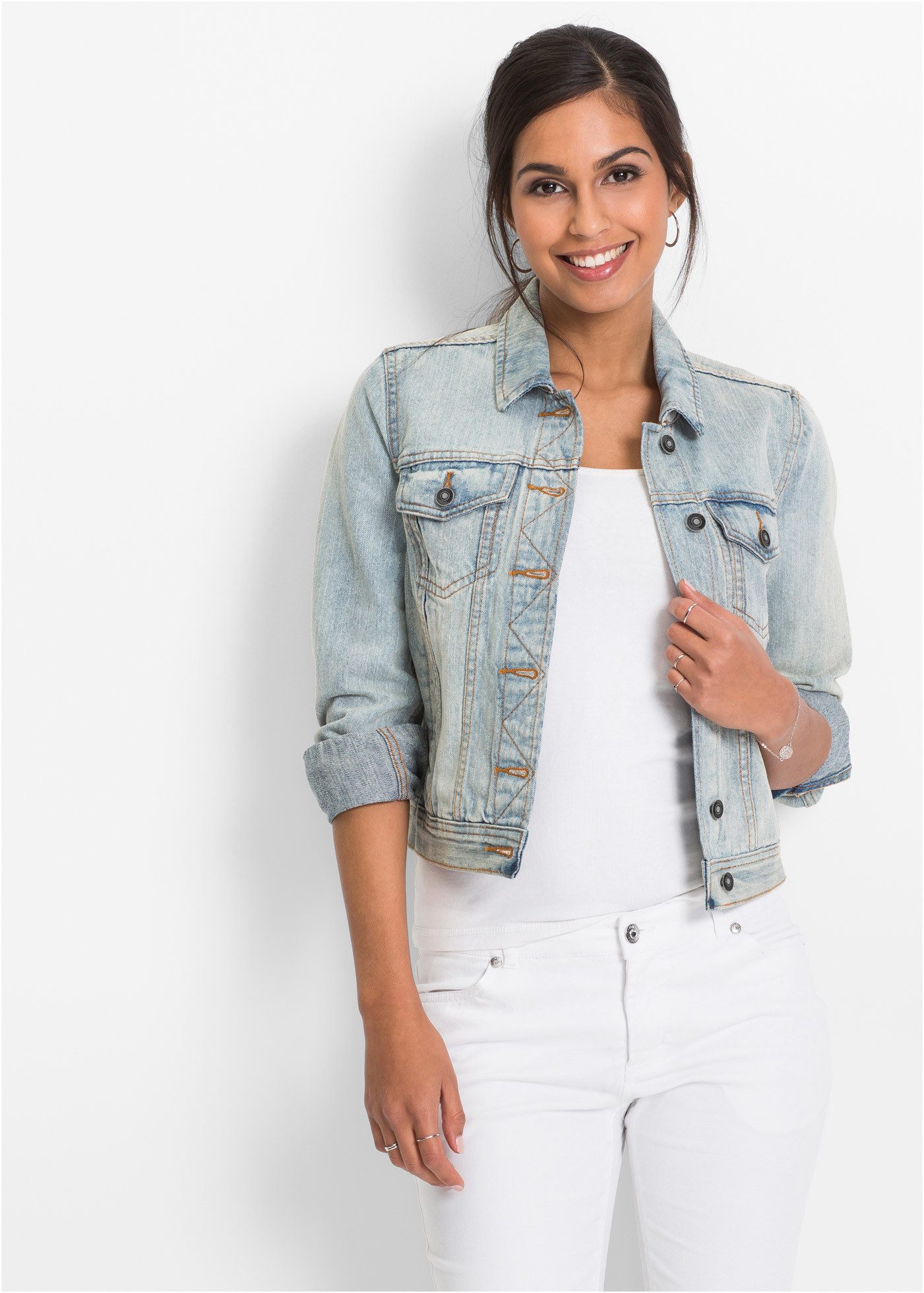 bonprix Jeansjacke Jeansjacke günstig online kaufen