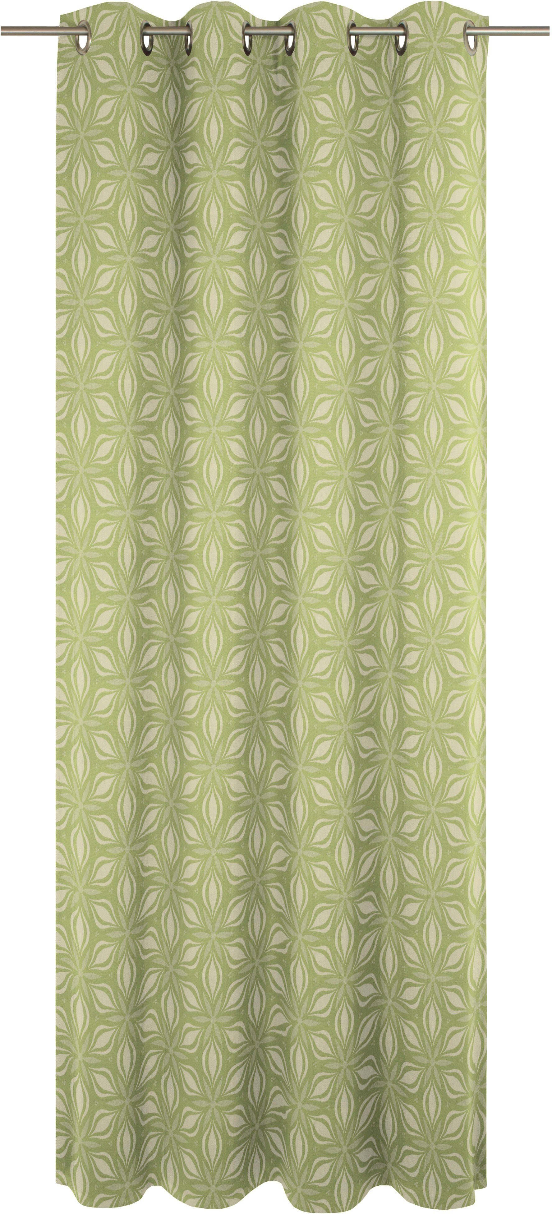 Adam Vorhang Retro Floret, Ösen (1 günstig online kaufen