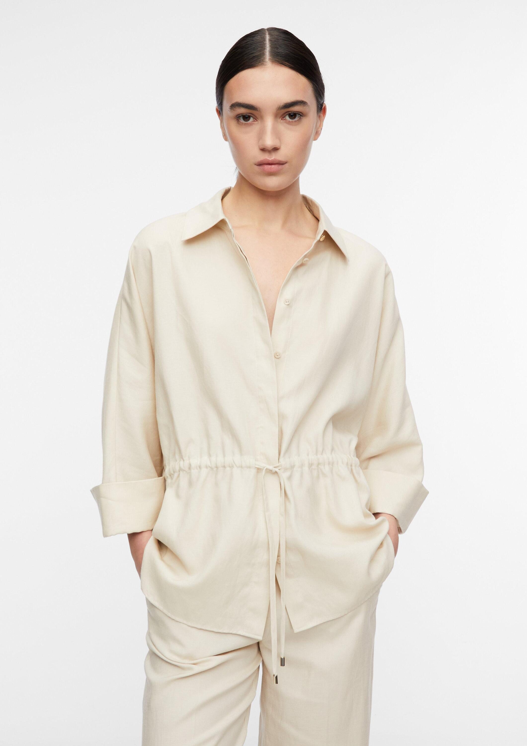 comma Kurzarmbluse Bluse Bluse