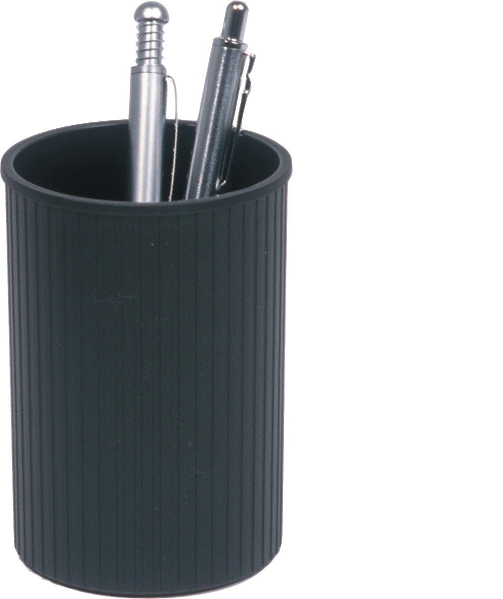 HELIT Tischaufsatz Stifteköcher linear schwarz