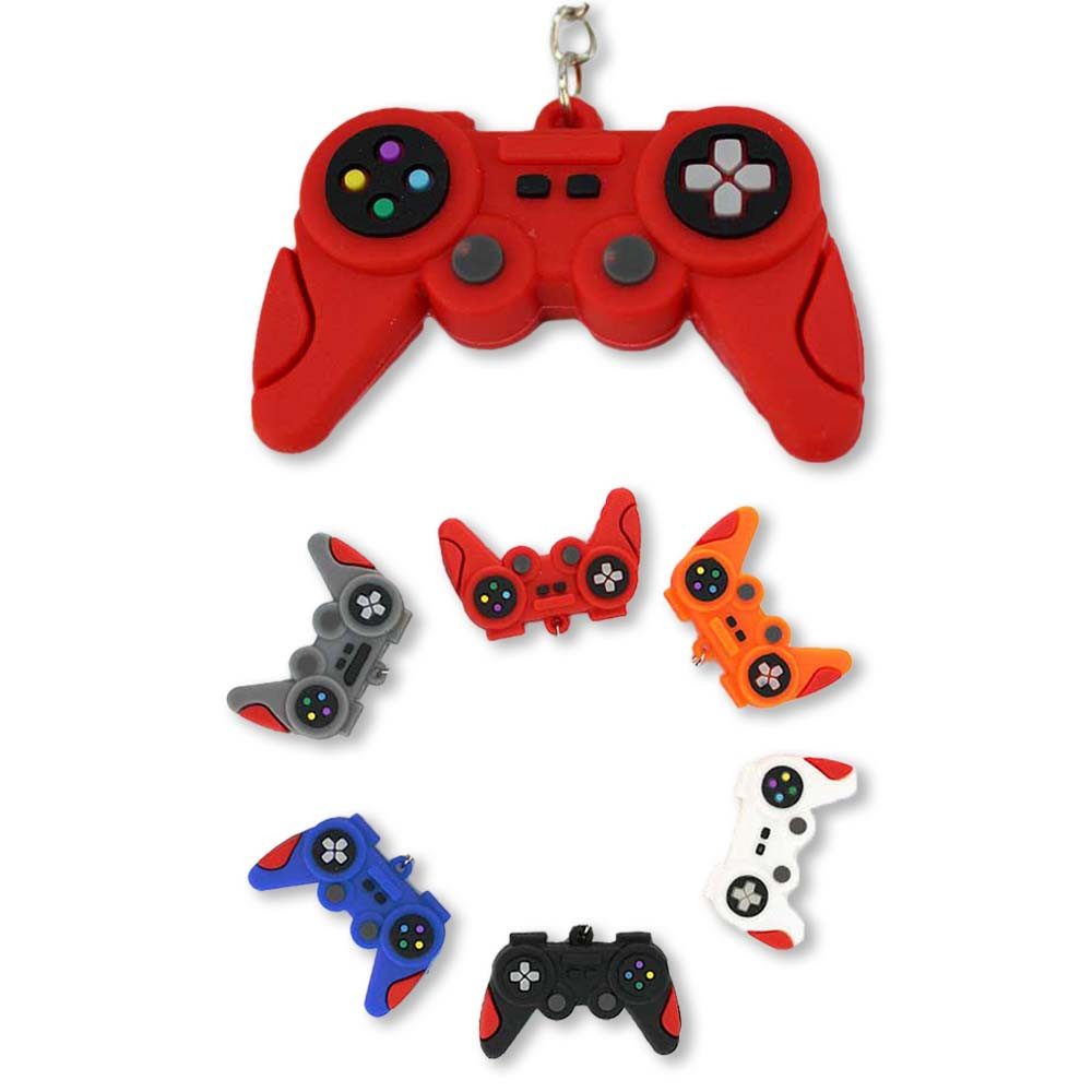 PMS Schlüsselanhänger 6 Stück Controller Schlüsselanhänger Gamer
