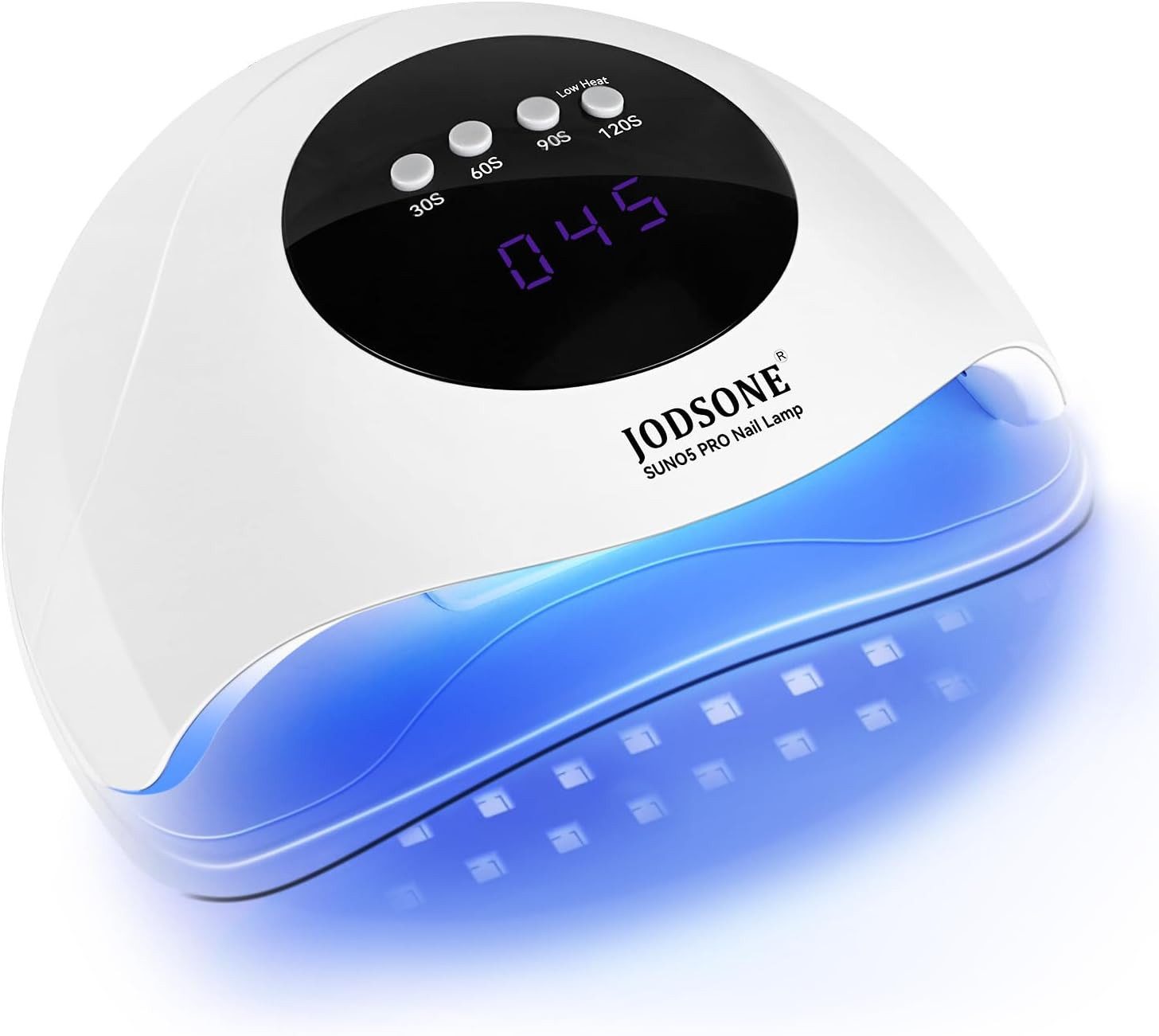 JODSONE Lichthärtungsgerät UV-Nagellampe – LED Gel-Nageltrockner mit Auto-Sensor & 4 Timern, tragbare Gel-Nagellampe, Schnelle Aushärtung