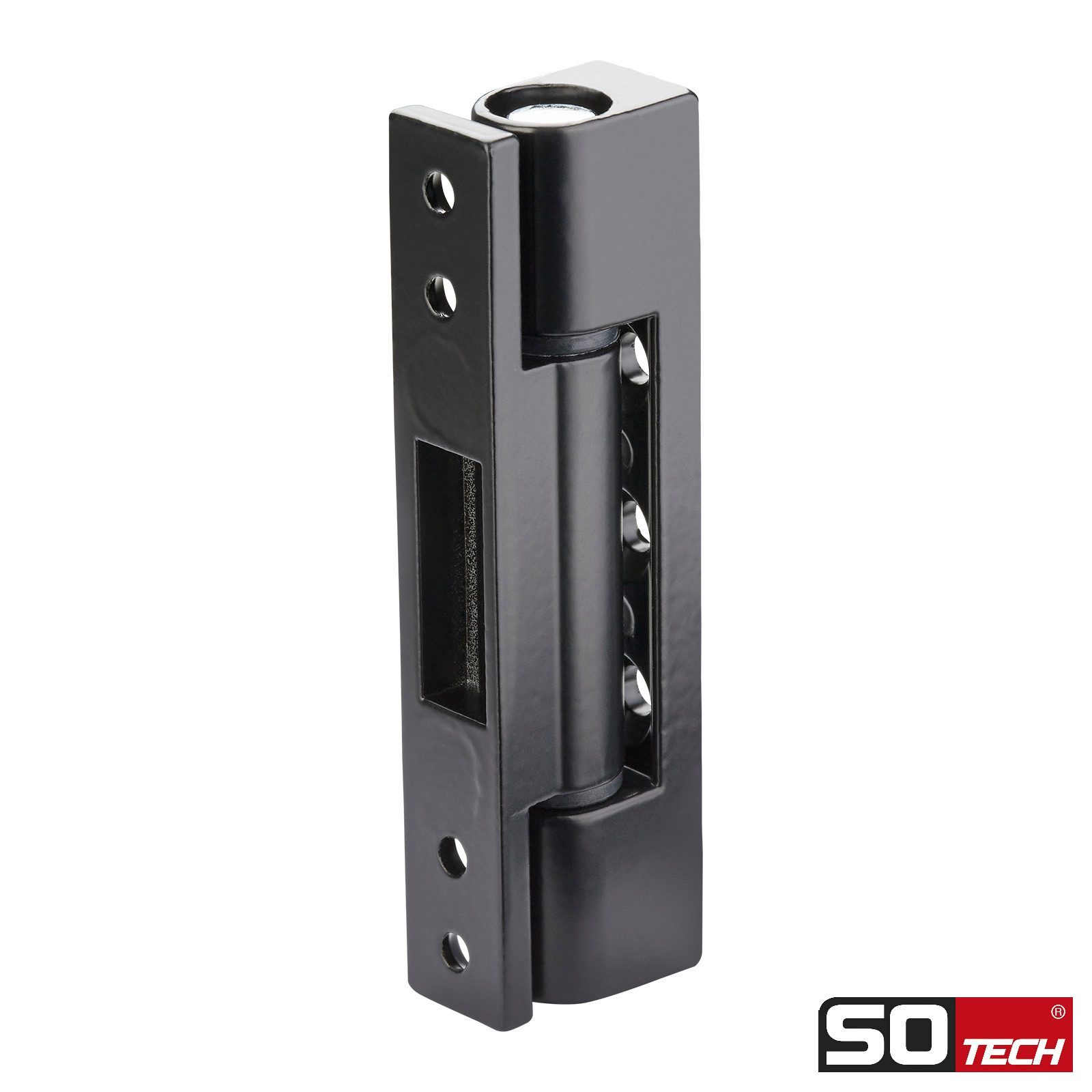 SO-TECH® Fensterbeschlag Fensterband Höhe 95 mm Aluminium (1 St), schwarz