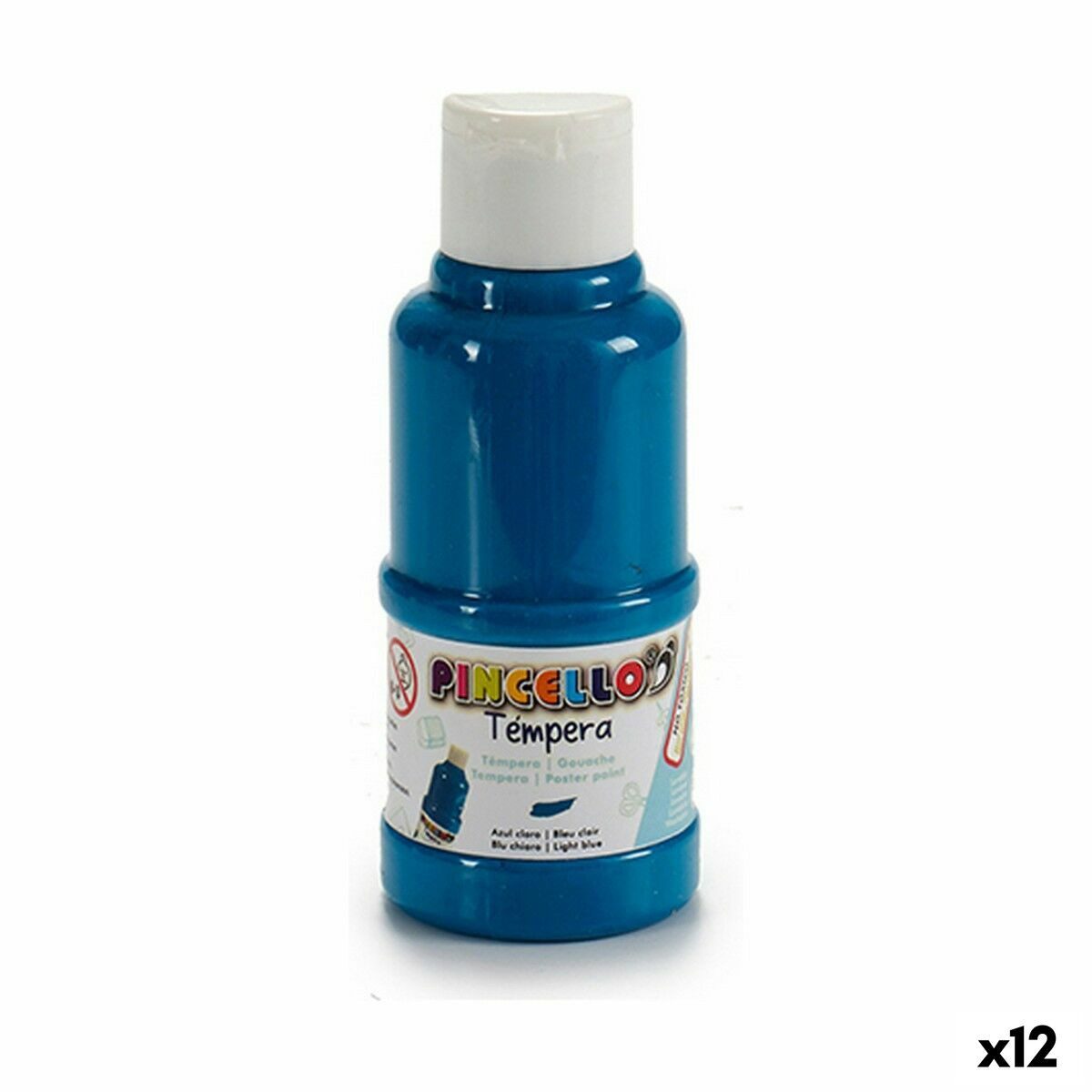 Water Makeup 60 Ml In Hellblau | Wasserschminke Für Gesicht & Bodypainting | Hautfreundlich & Leicht Abwaschbar