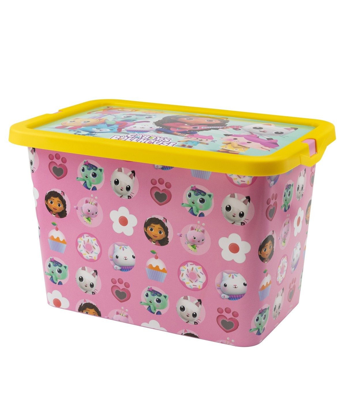 Dreamworks Gabby’s Dollhouse Aufbewahrungsbox 7 l Kinderzimmer Box für Spielzeug