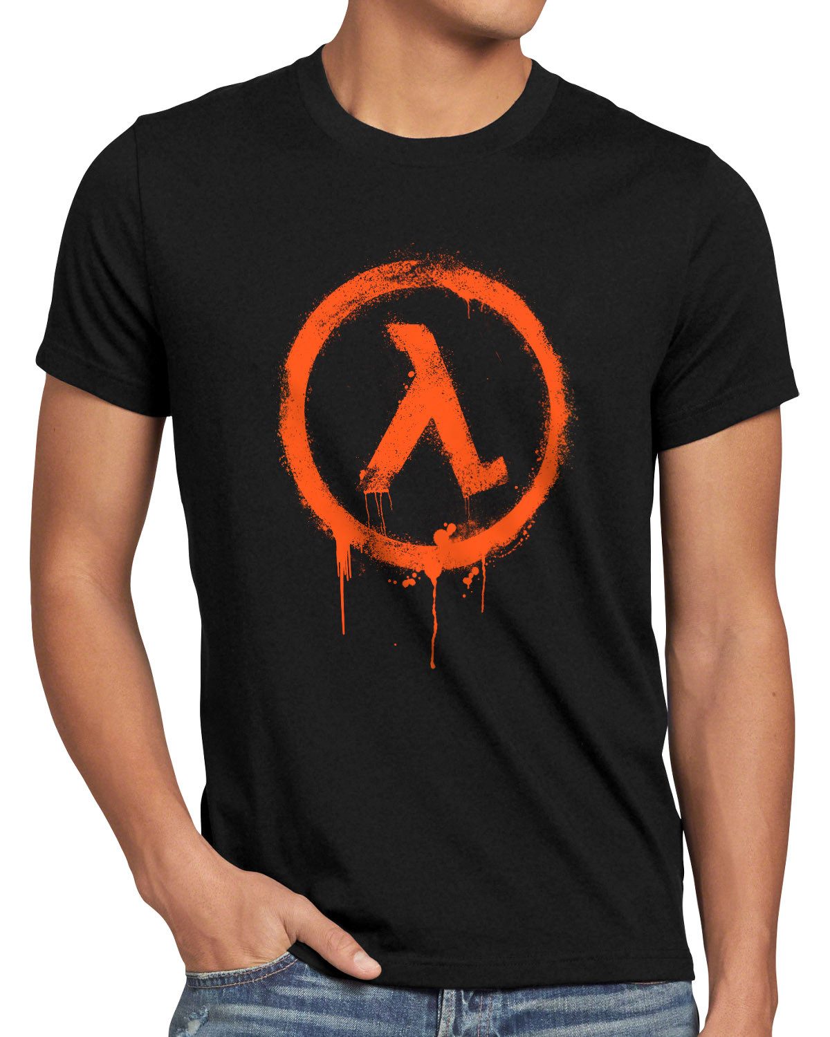 style3 T-Shirt half life halflife steam valve freeman gordon hev lambda bla günstig online kaufen
