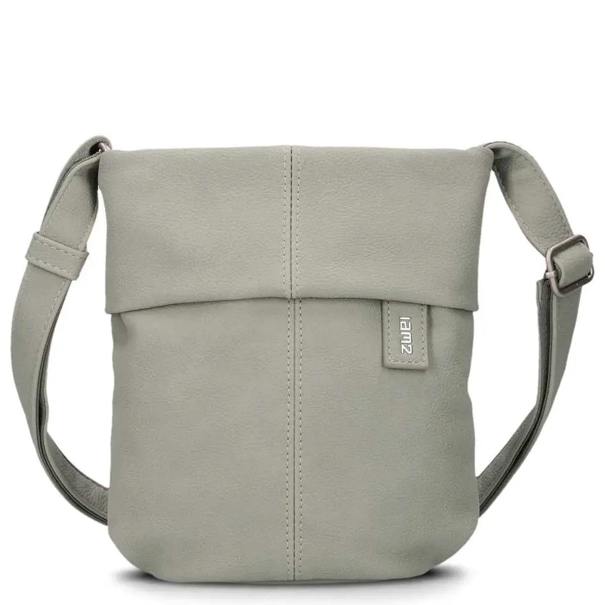 Zwei Umhängetasche Mademoiselle M45 - Schultertasche 22 cm (sage)