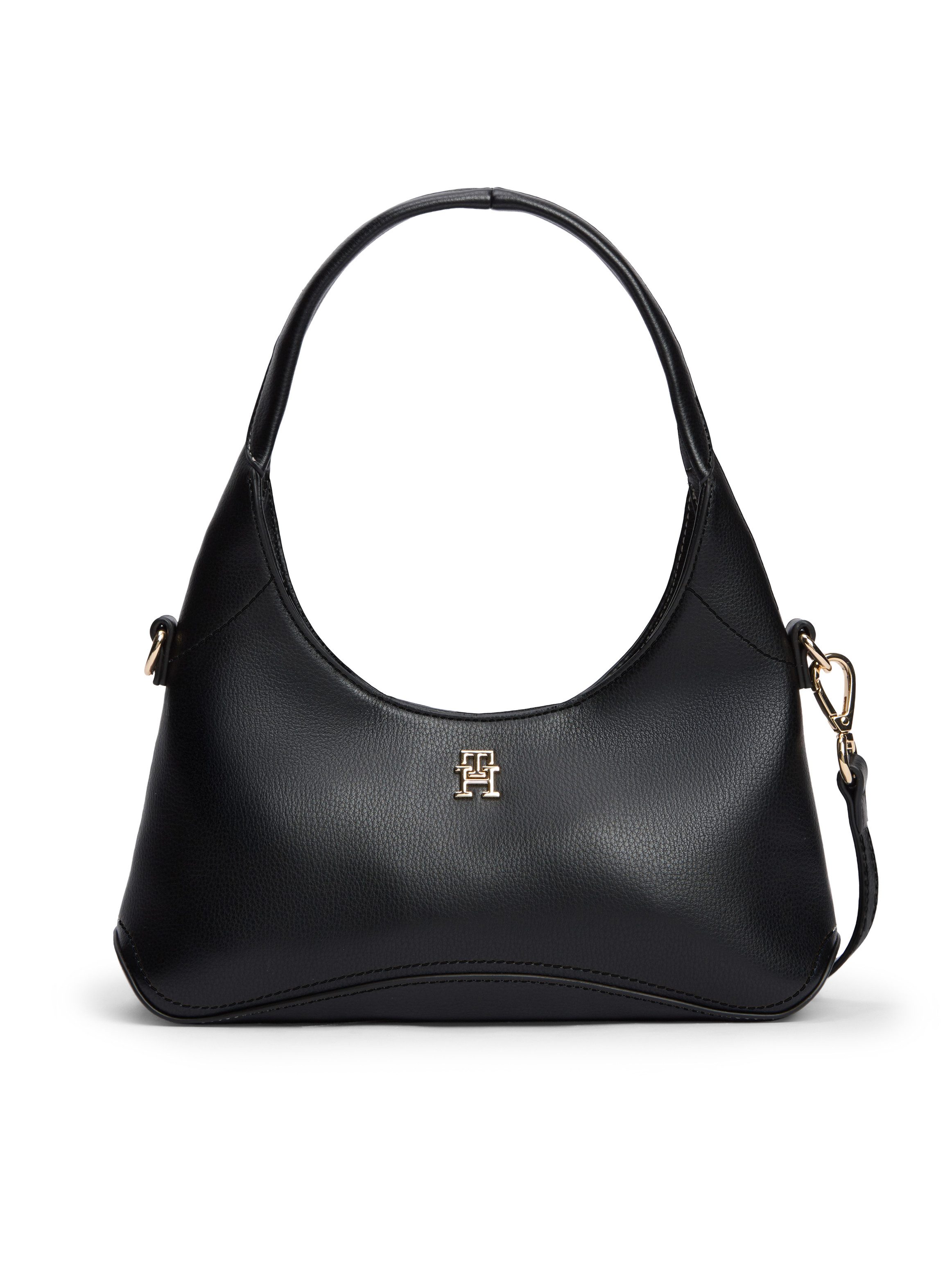 Tommy Hilfiger Hobo TH EVERYDAY MINI HOBO, Damen Minibag, Umhängetasche mit TH-Schmuckelement