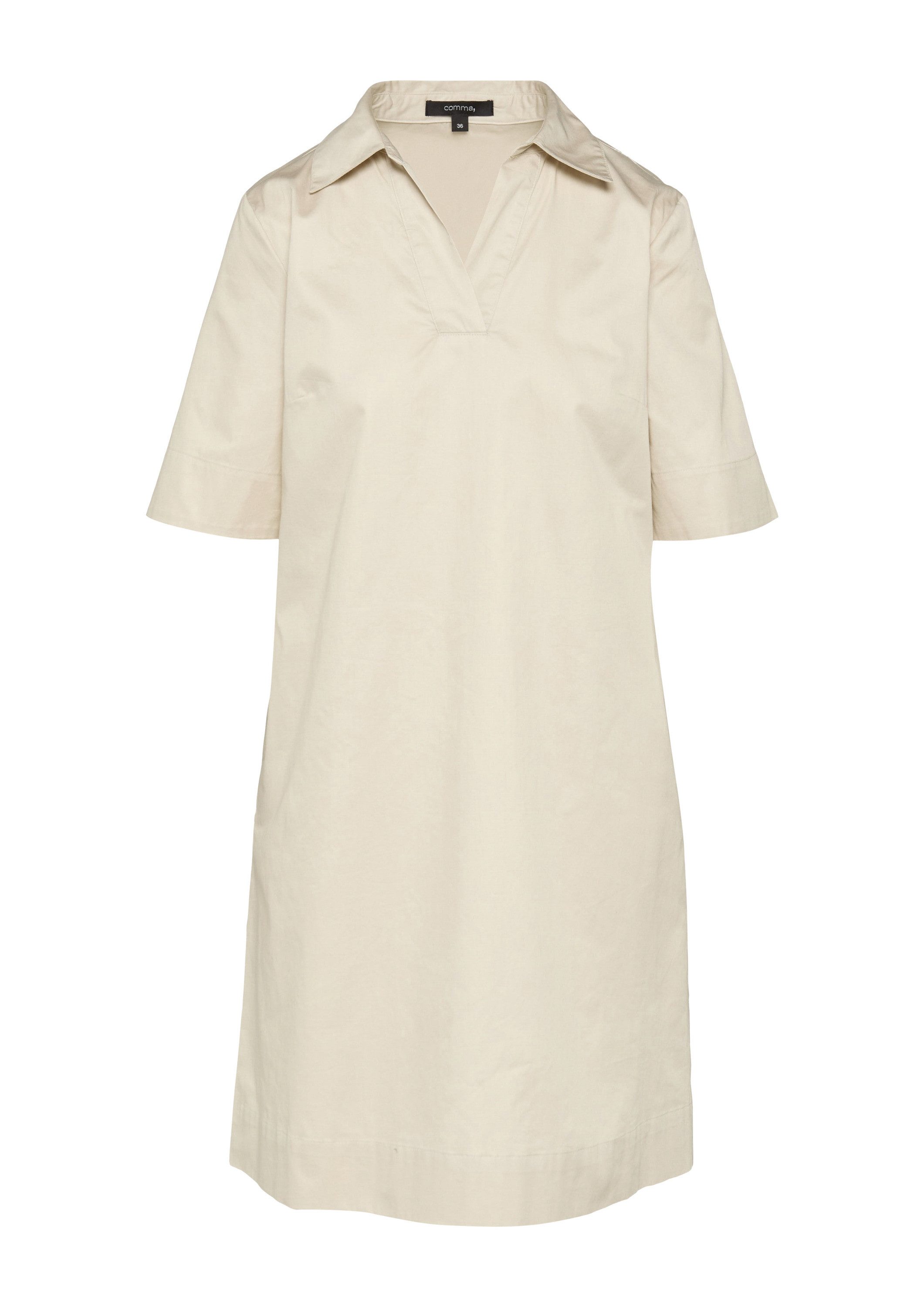 comma Minikleid Kleid Kleid mit Tunika-Ausschnitt günstig online kaufen